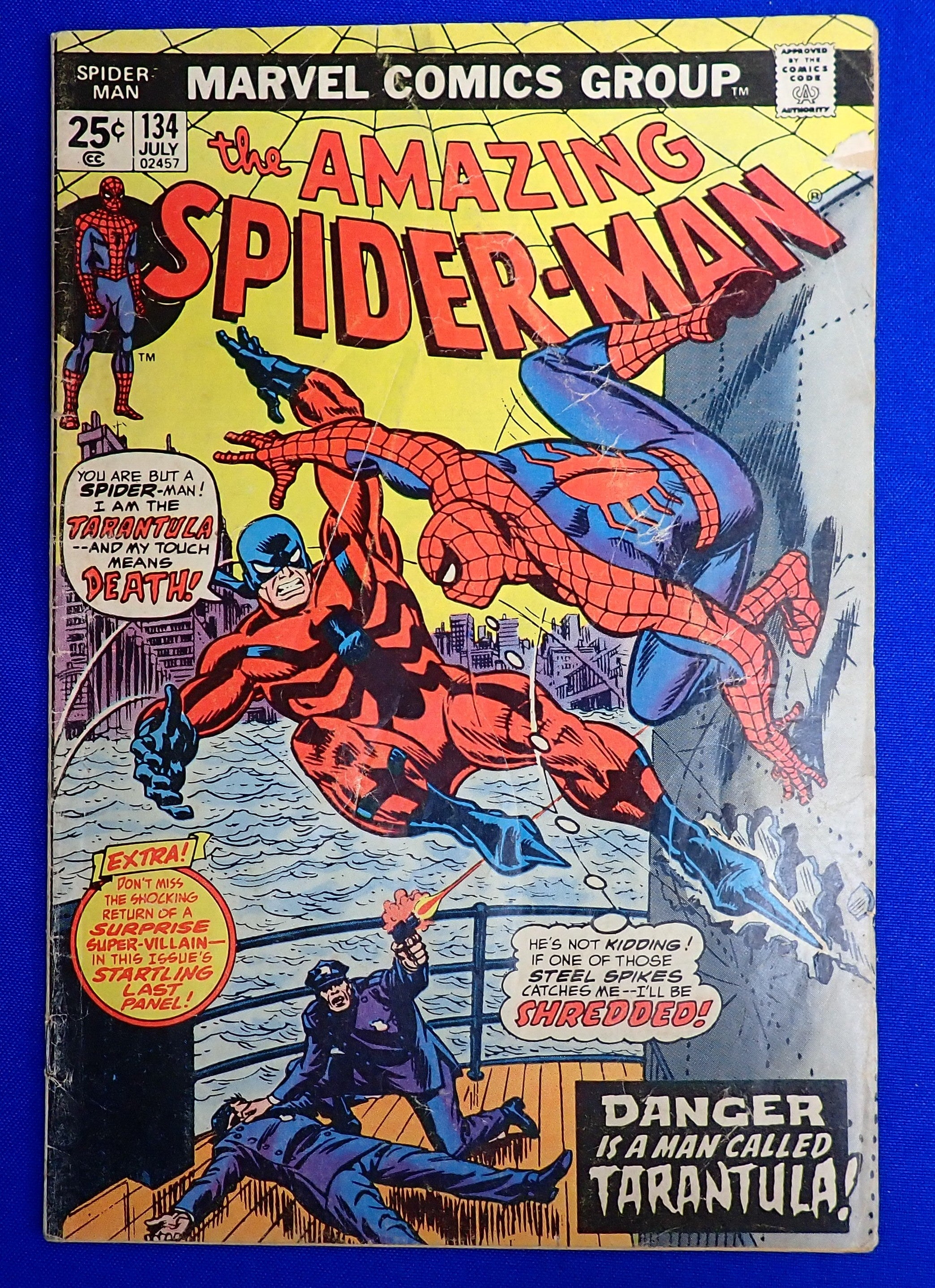 Amazing Spider-Man #134 (1974) - GD/VG (3.0) - 1st App. Tarantula & 2nd Punisher