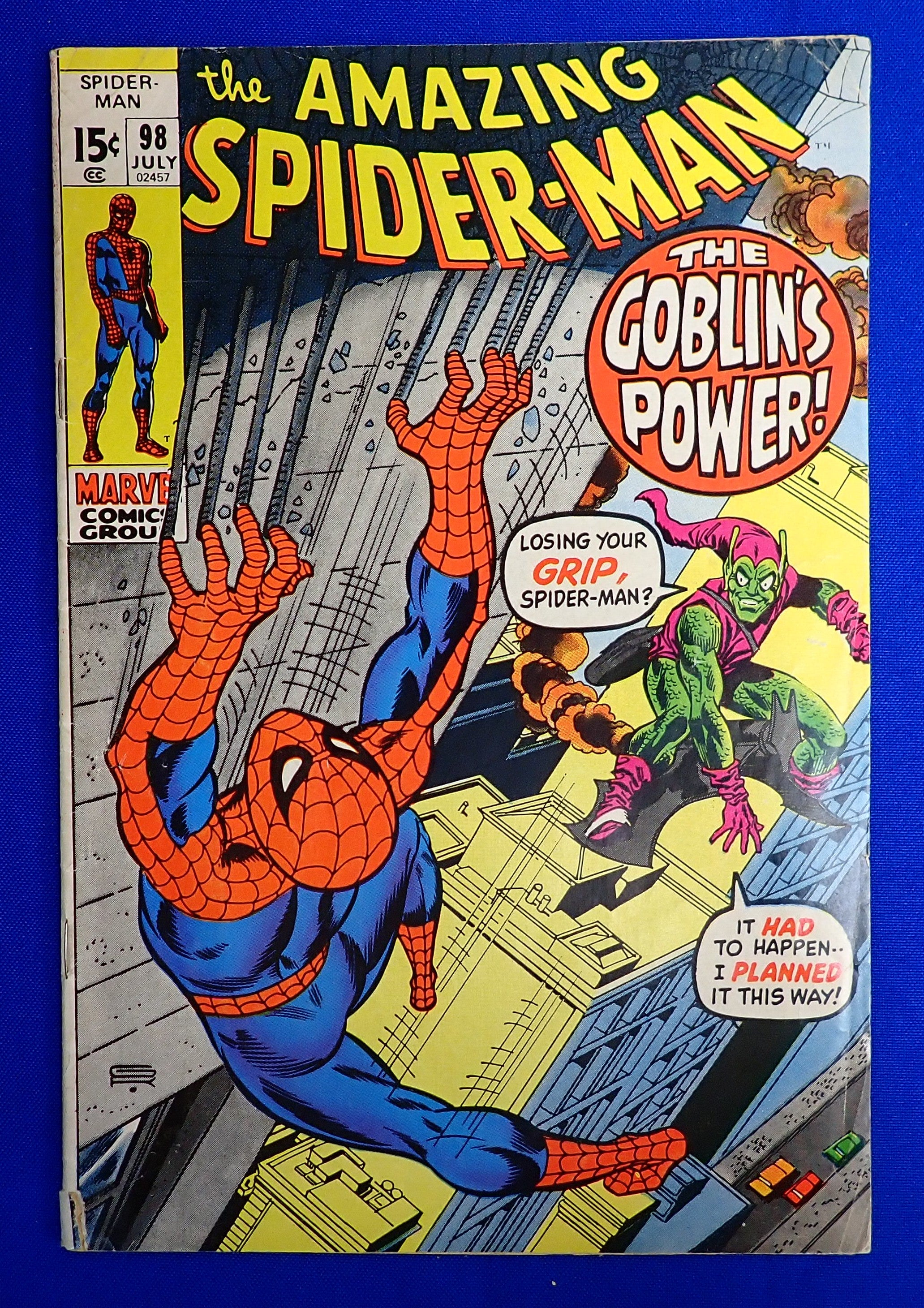 Amazing Spider-Man #98 (1971) - VG/VG+ (4.0-4.5) - Drug Addiction Plot