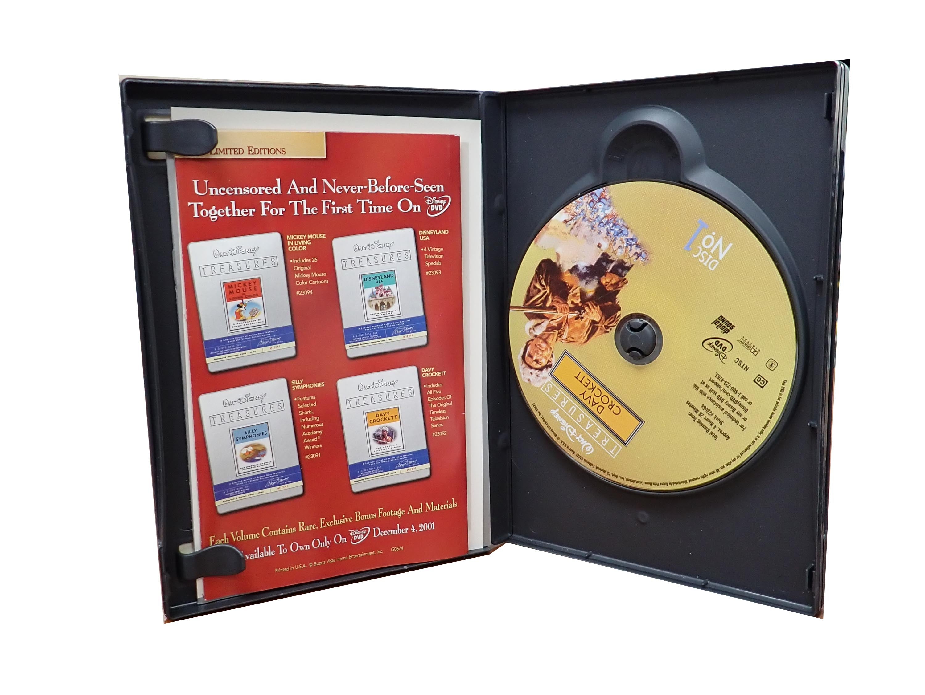 Walt Disney Treasures: Davy Crockett - [DVD]