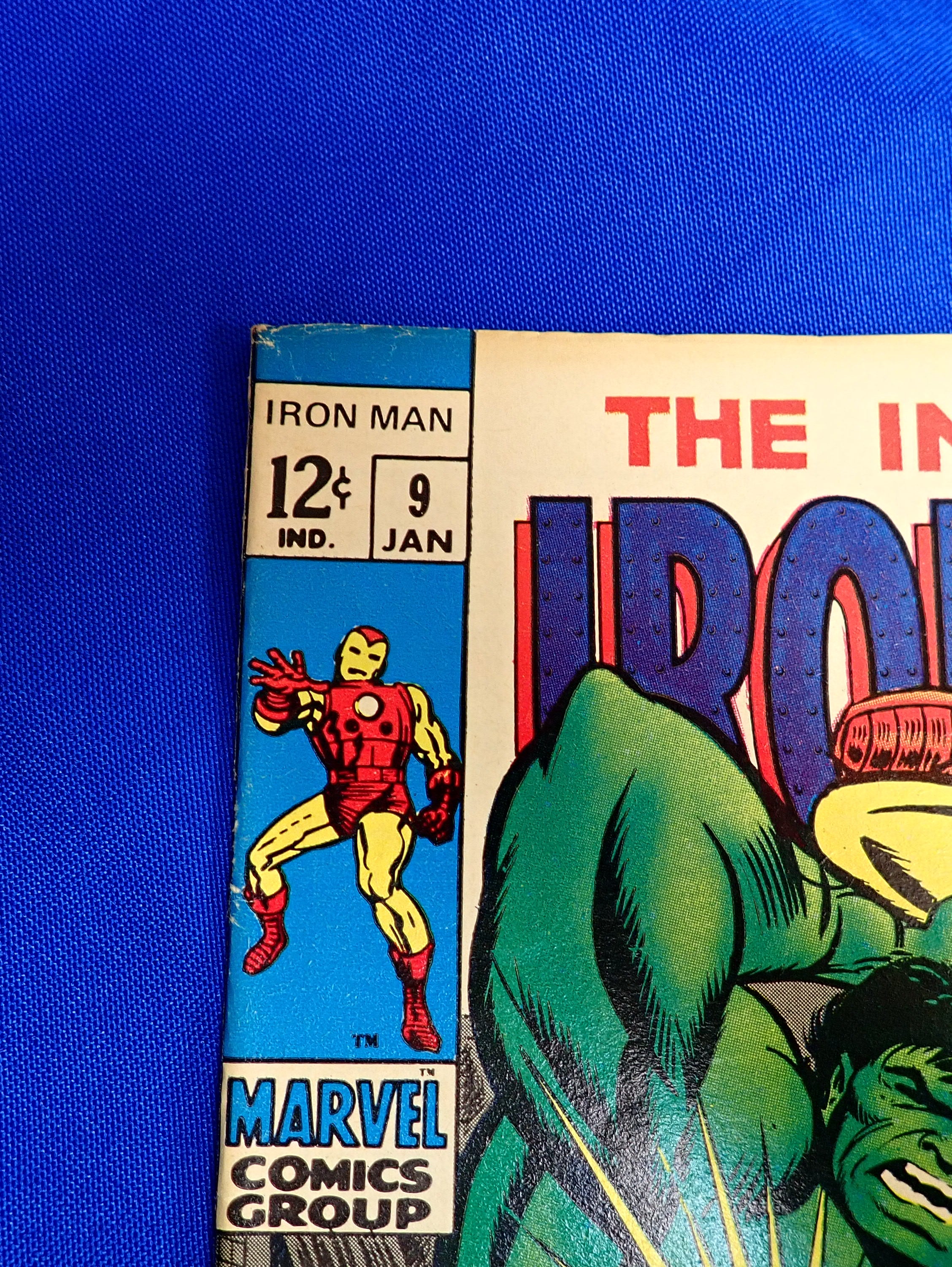 Iron Man #9 (1969) - FN (6.0) - Iron Man vs. Hulk (Android)