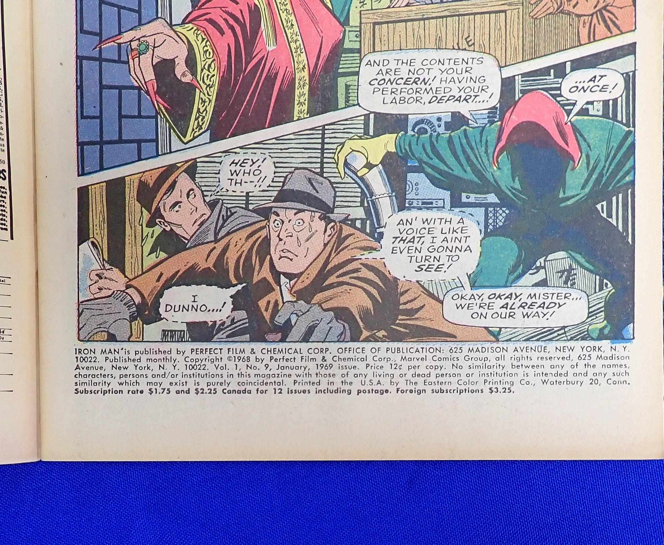 Iron Man #9 (1969) - FN (6.0) - Iron Man vs. Hulk (Android)