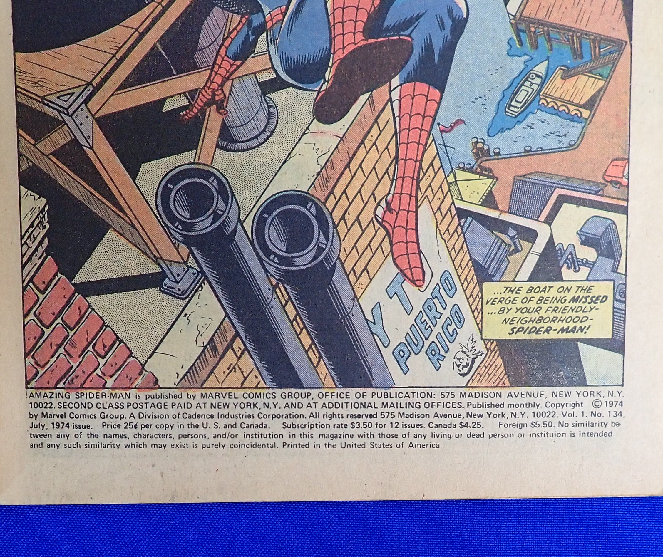 Amazing Spider-Man #134 (1974) - GD/VG (3.0) - 1st App. Tarantula & 2nd Punisher