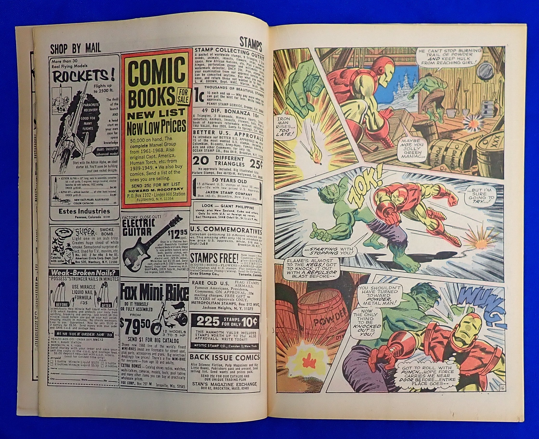 Iron Man #9 (1969) - FN (6.0) - Iron Man vs. Hulk (Android)