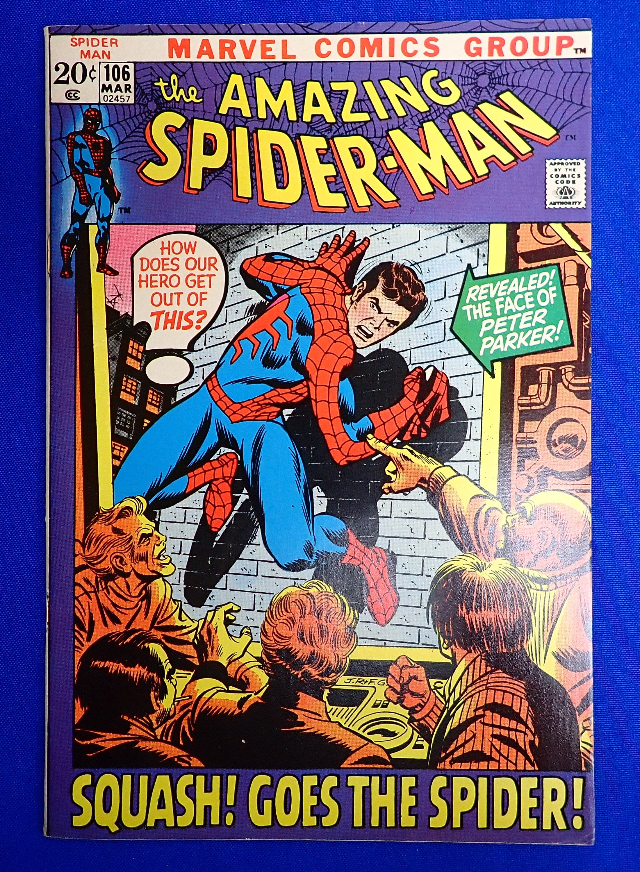 Amazing Spider-Man #106 (1972) - VF/VF+ (8.0-8.5) - Bronze Age Issue