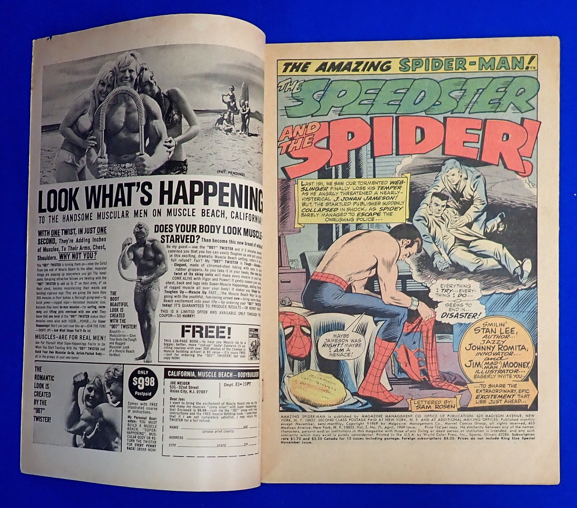 Amazing Spider-Man #71 (1969) - VG- (3.5) - Silver Age Issue