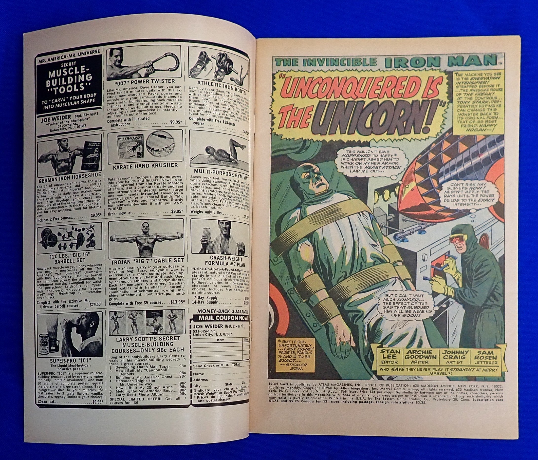 Iron Man #4 (1968) - FN/VF- (7.0-7.5) - Silver Age Issue