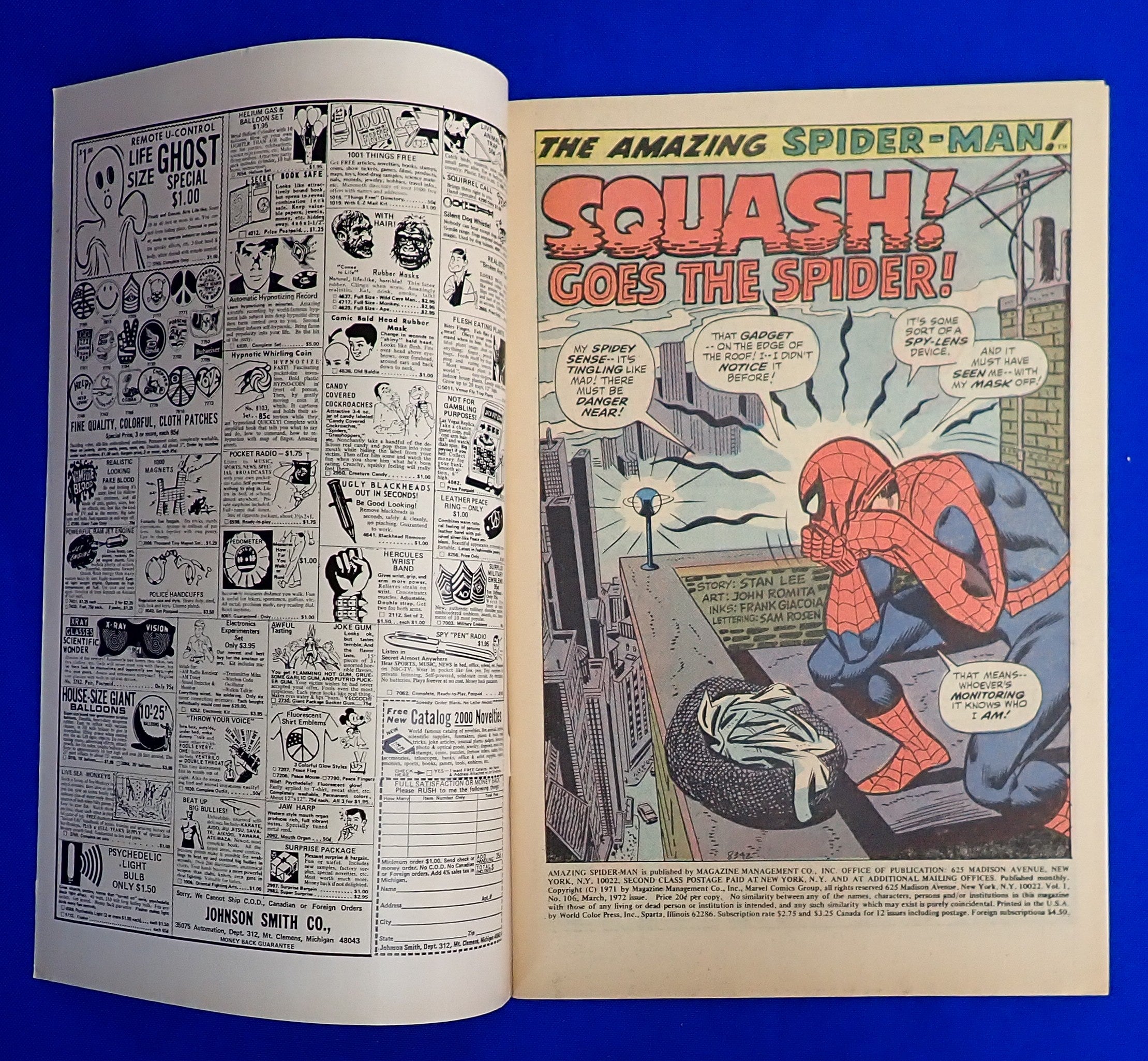 Amazing Spider-Man #106 (1972) - VF/VF+ (8.0-8.5) - Bronze Age Issue