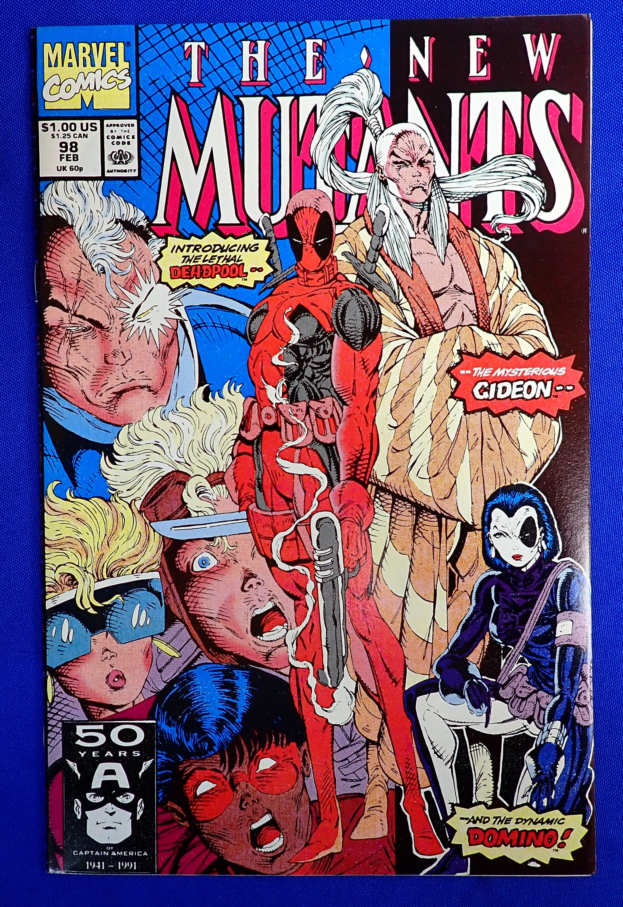 New Mutants #98 (1991) - VF/NM- (9.0-9.2) - 1st Deadpool, Gideon, & Copycat