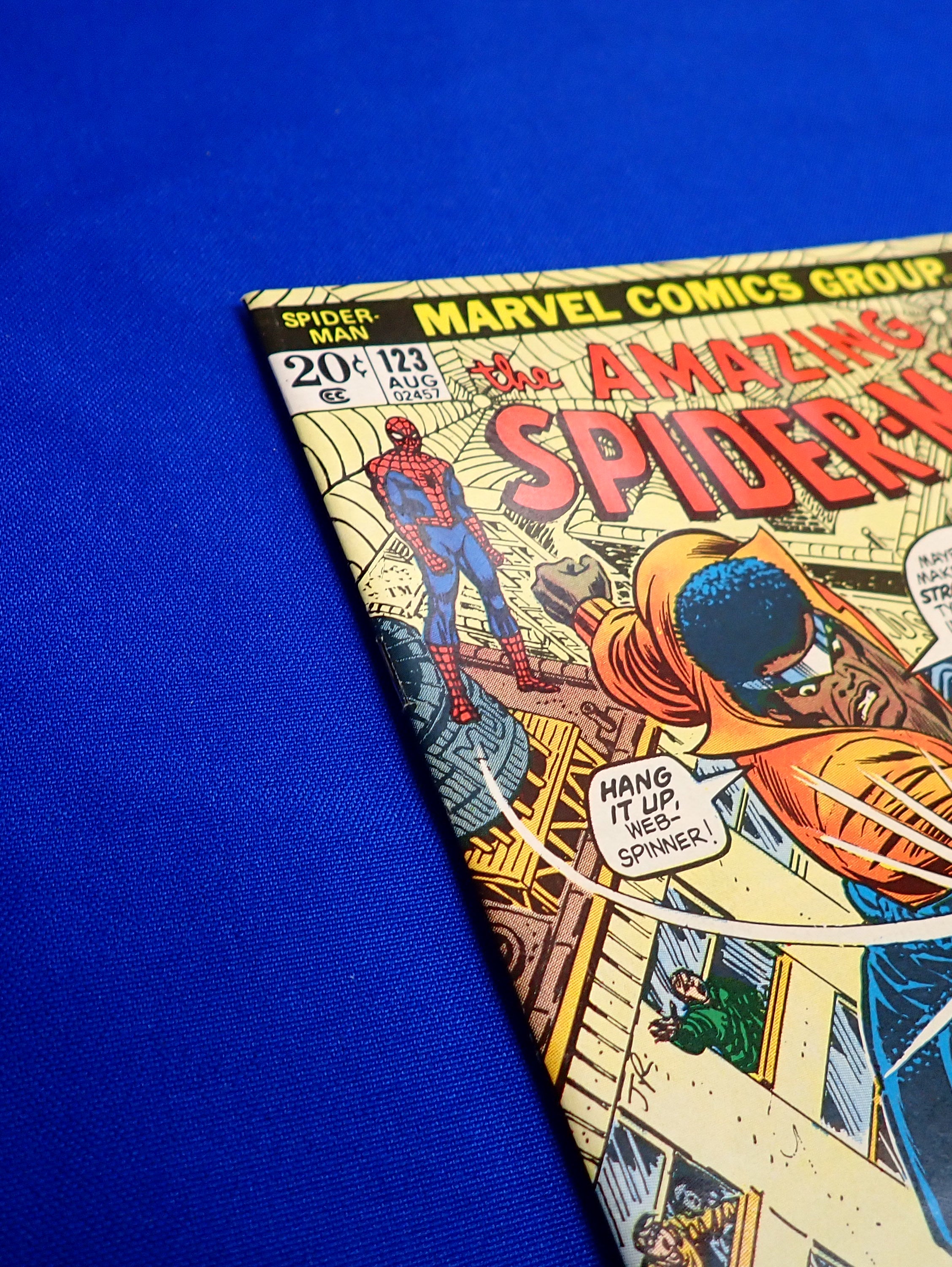 Amazing Spider-Man #123 (1973) - VF+ (8.5) - Gwen Stacy Funeral