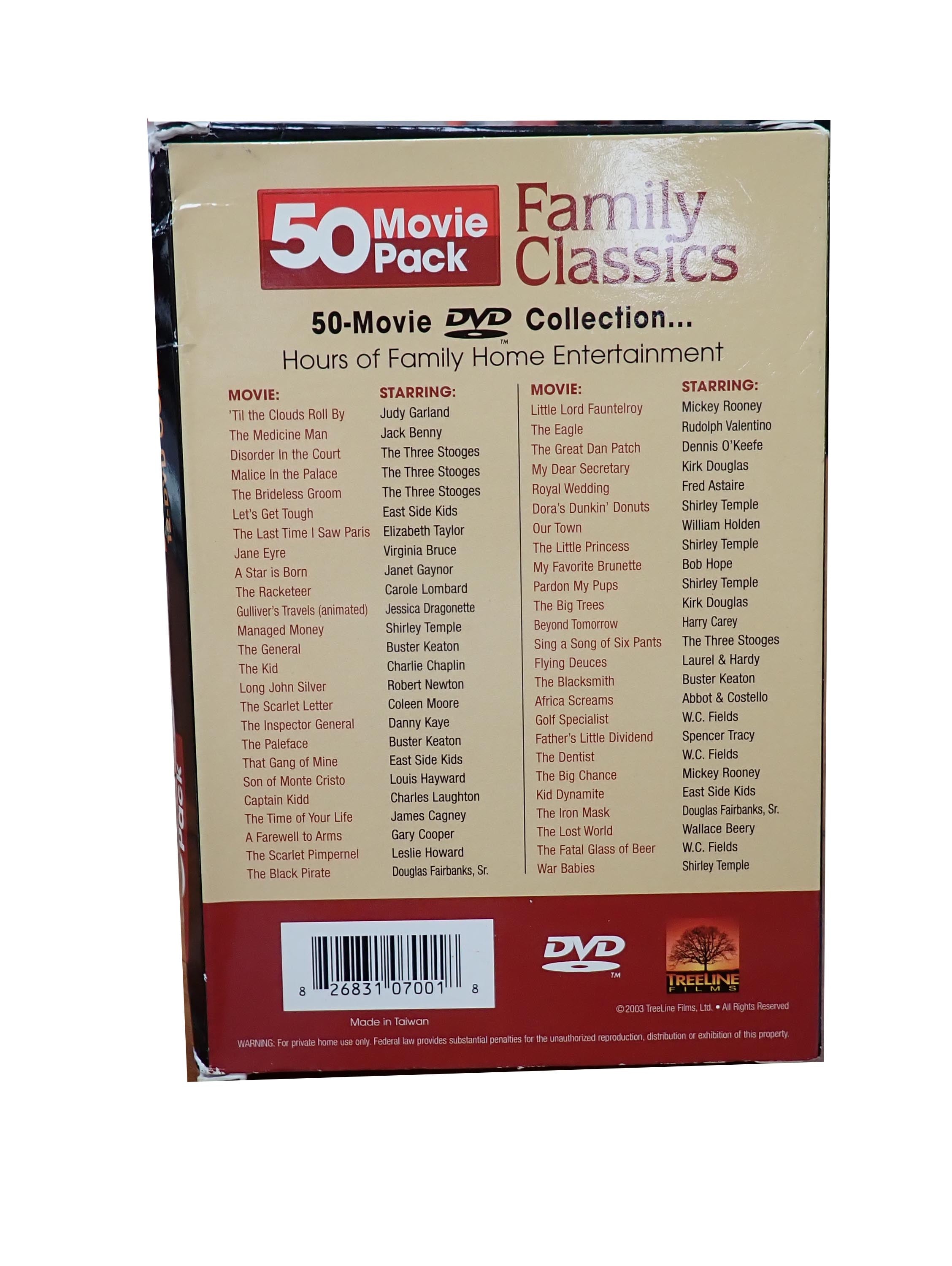Family Classics 50 Movie Pack - [DVD]