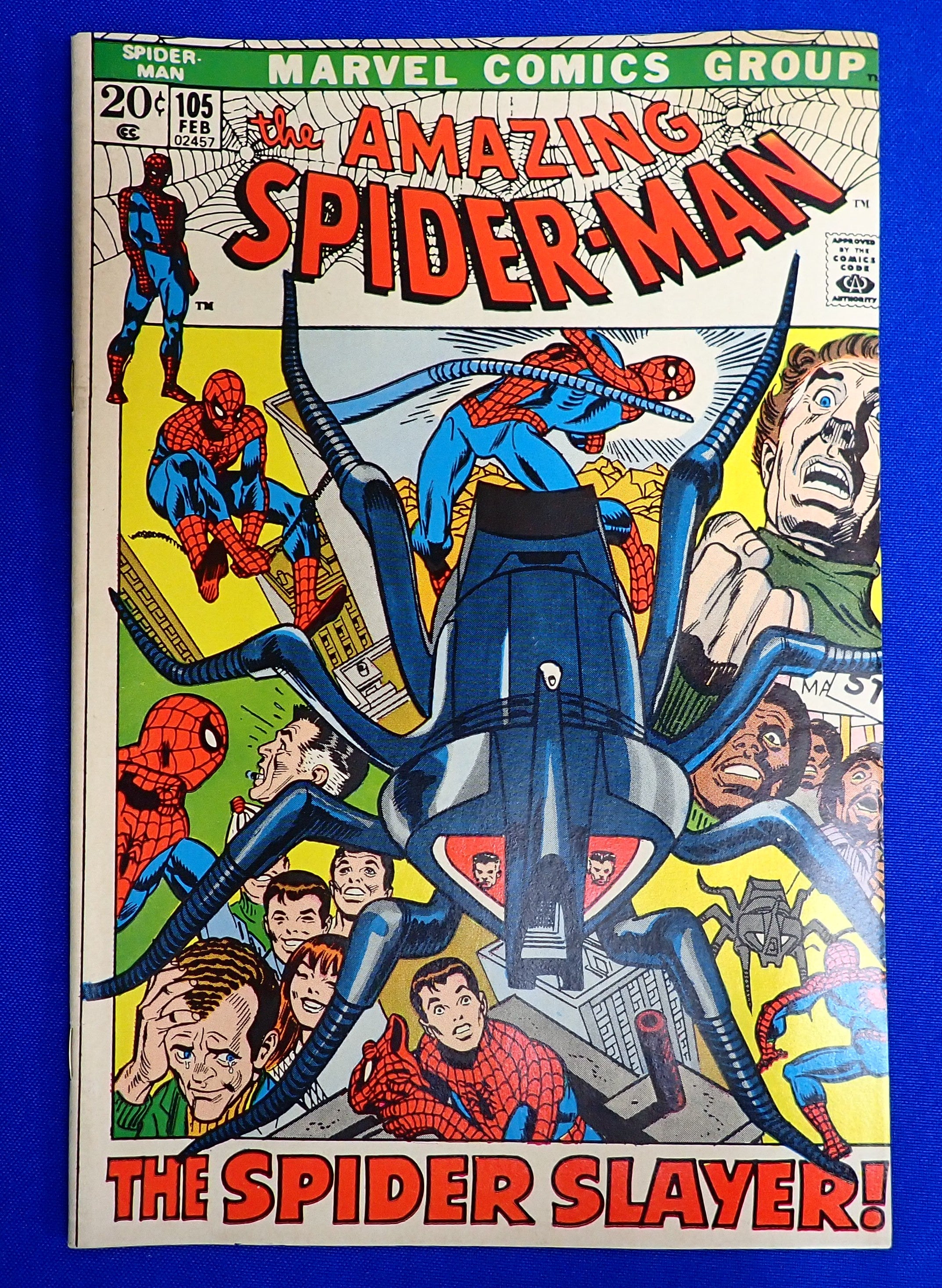 Amazing Spider-Man #105 (1972) - VF- (7.5) - Bronze Age Issue