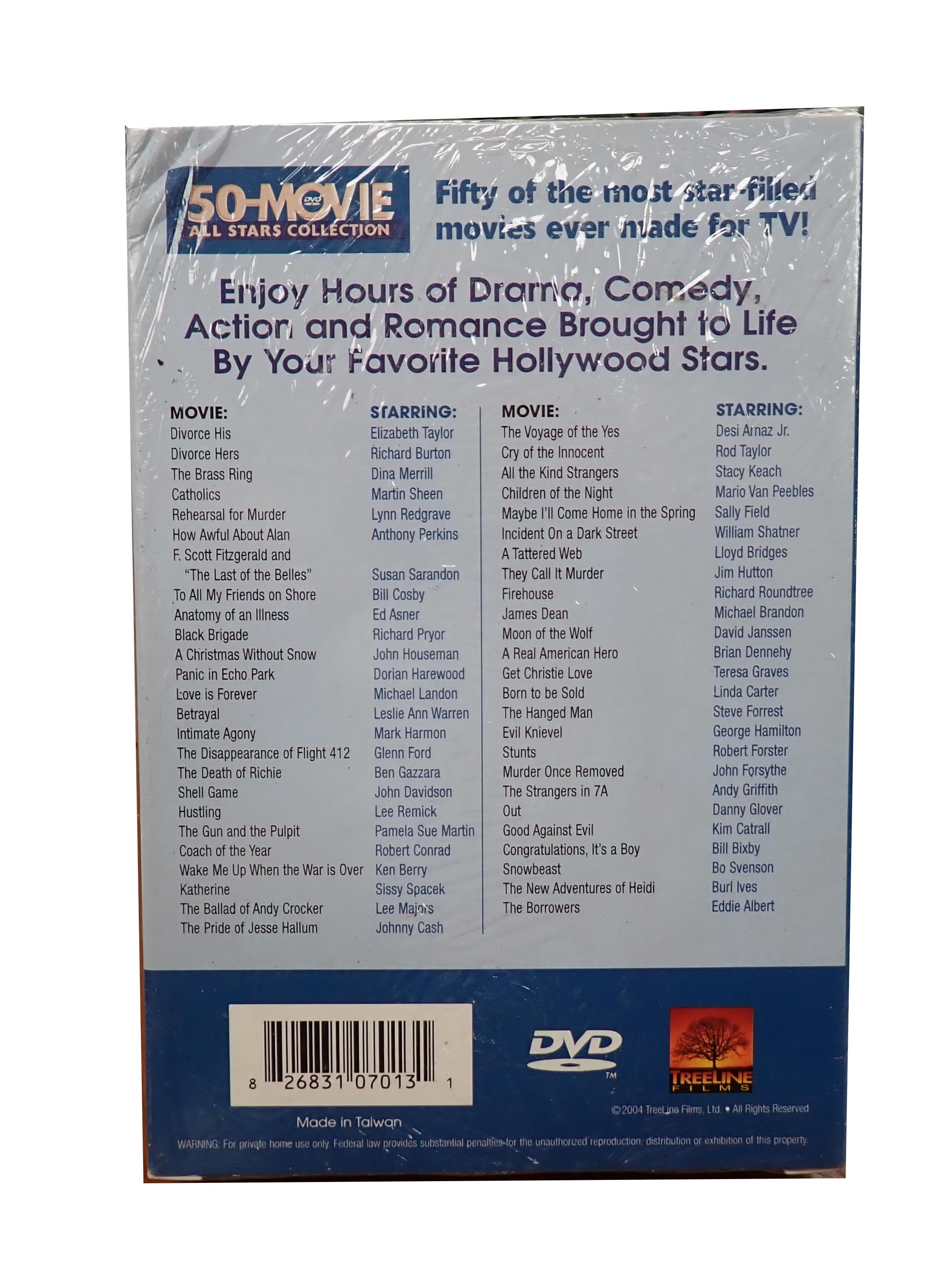 50 Movie All Stars Collection - [DVD] (Sealed)
