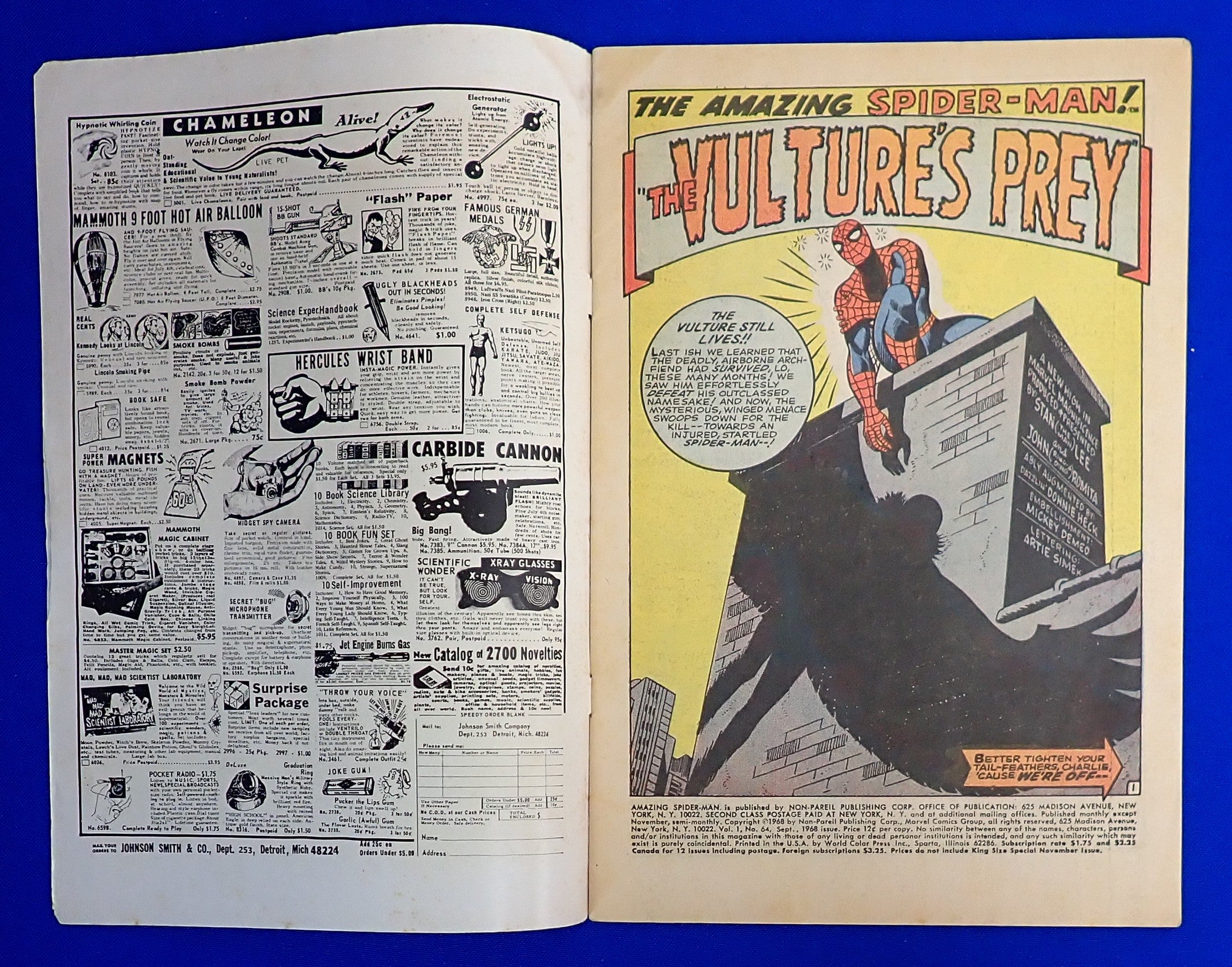Amazing Spider-Man #64 (1968) - VG- (3.5) - Silver Age Issue