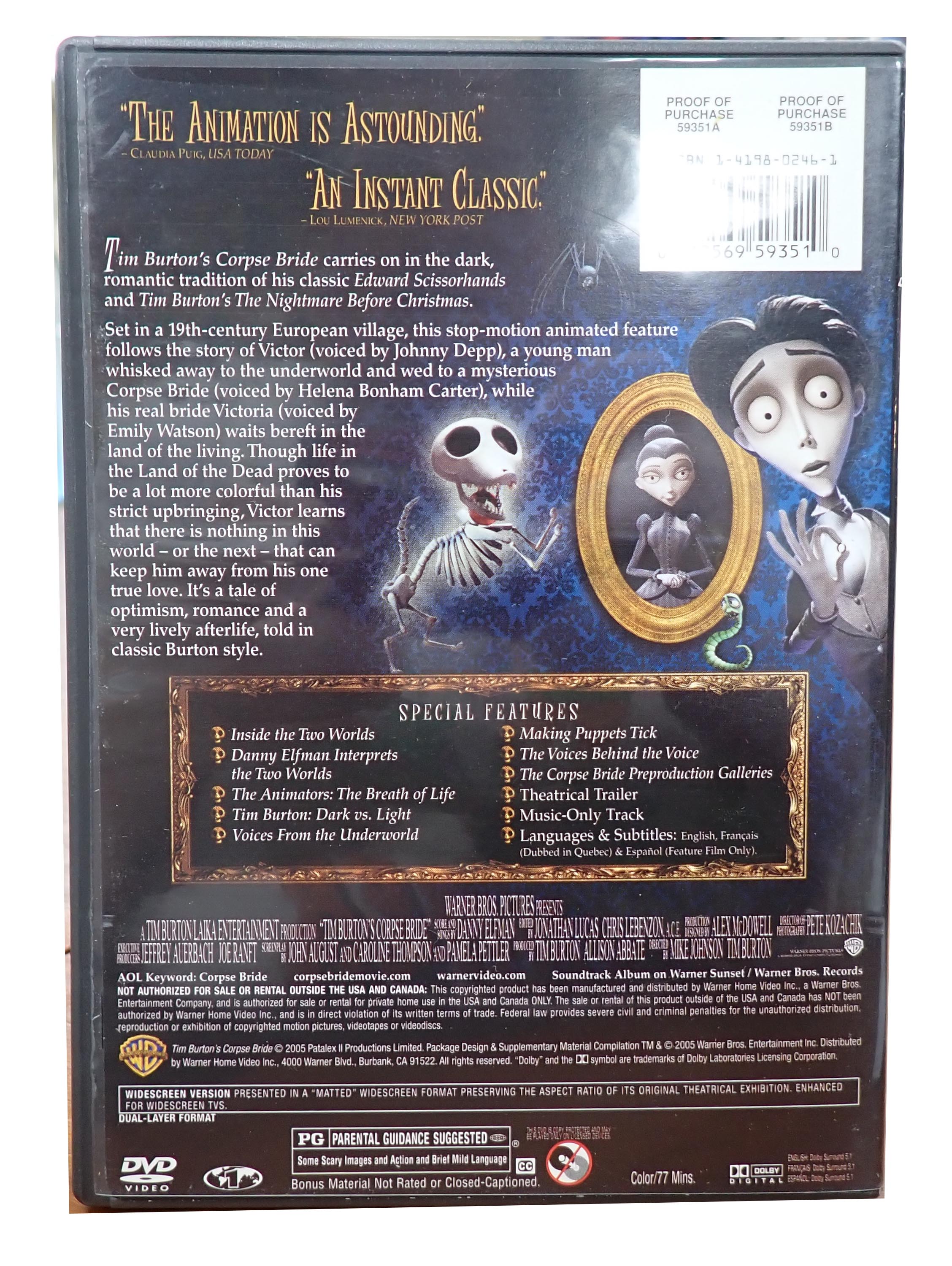 Corpse Bride - [DVD]