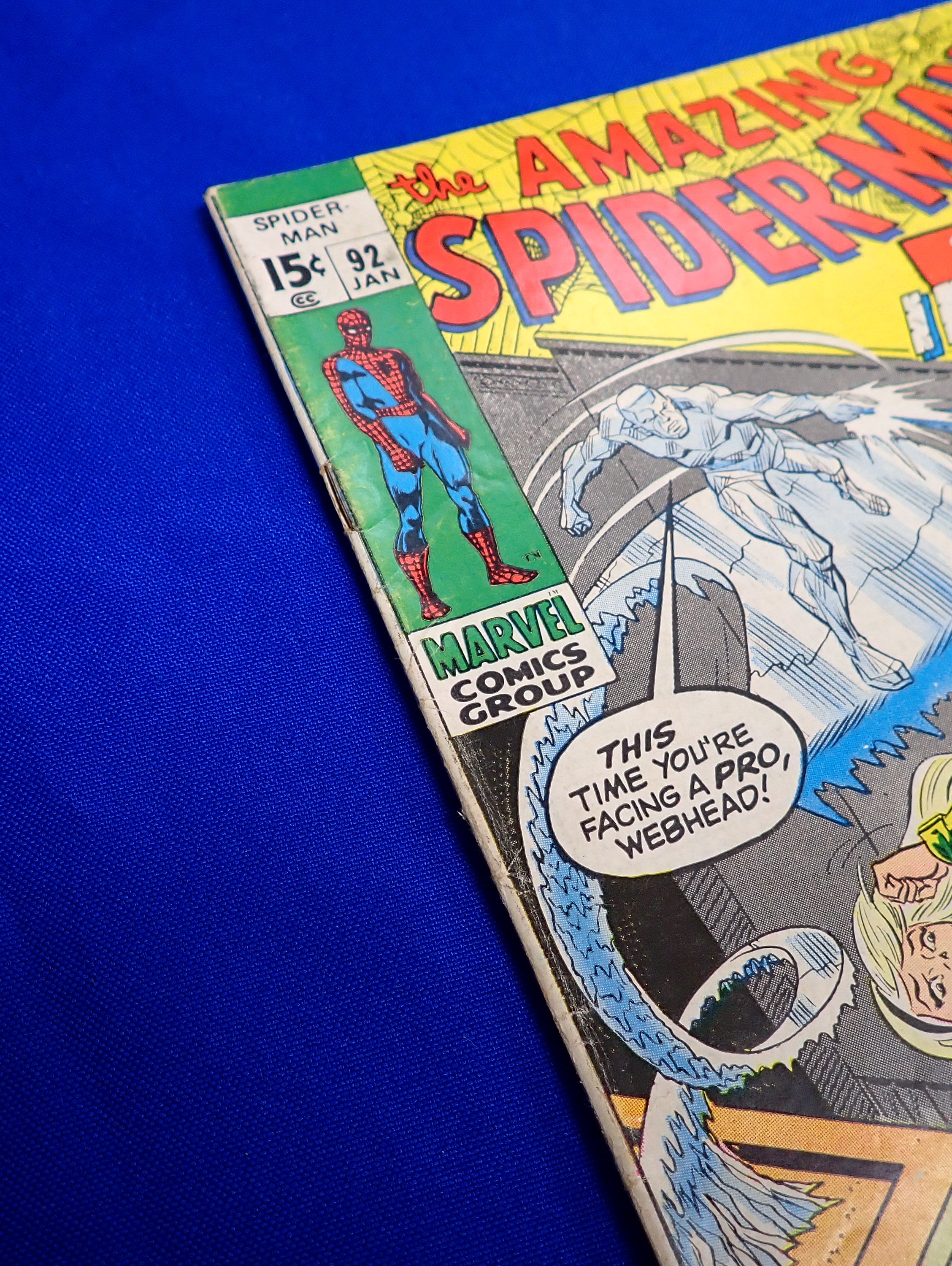 Amazing Spider-Man #92 (1971) - GD+ (2.5) - 1st Battle of Spider-man & Iceman