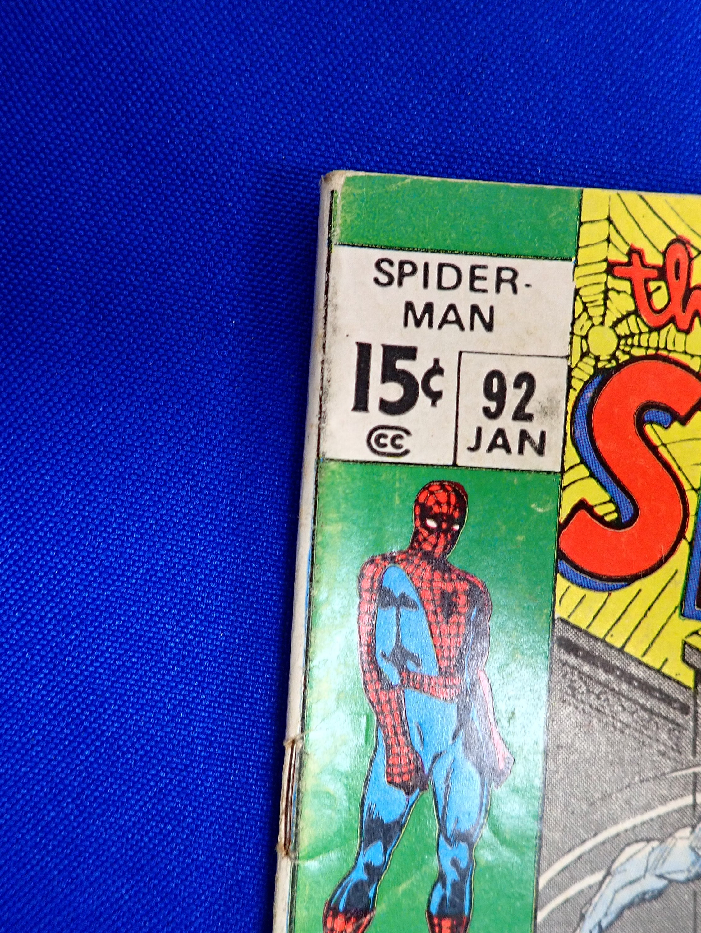 Amazing Spider-Man #92 (1971) - GD+ (2.5) - 1st Battle of Spider-man & Iceman