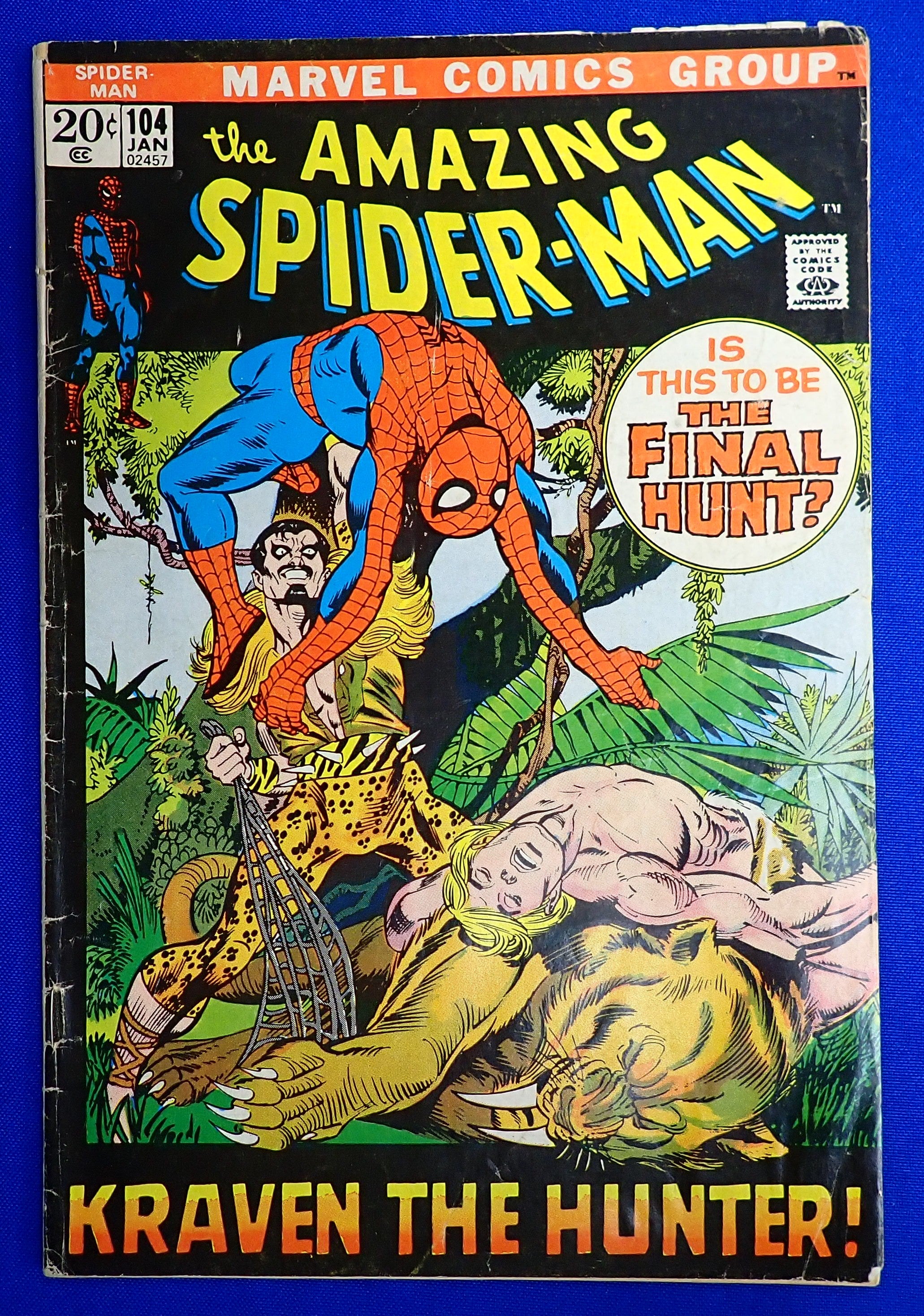 Amazing Spider-Man #104 (1972) - GD/GD+ (2.0-2.5) - Bronze Age Issue