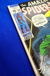 Amazing Spider-Man #93 (1971) - GD (2.0) - 1st App. Arthur Stacy