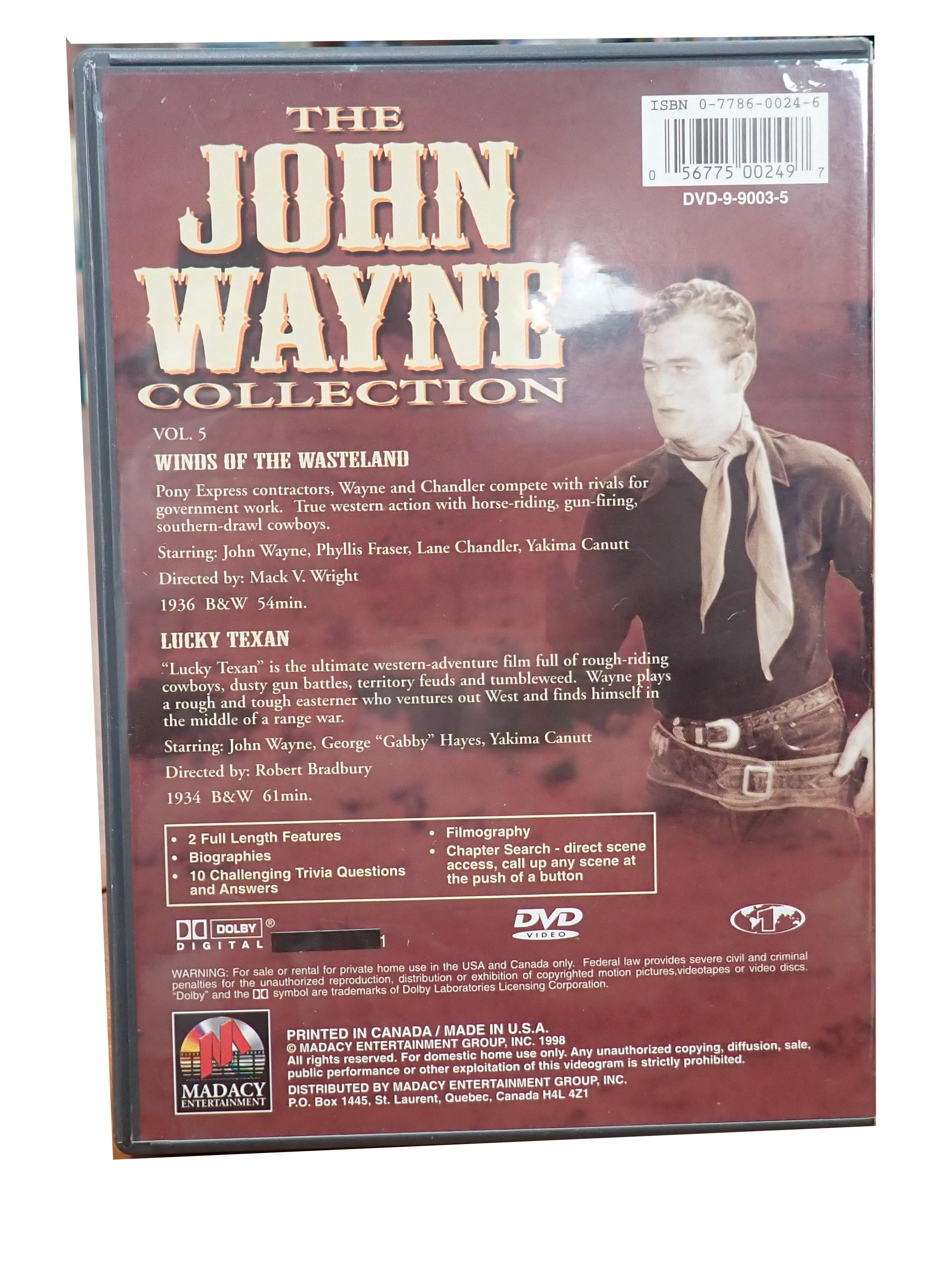 The John Wayne Collection 5 Pack - [DVD]