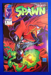 Spawn #1 (1992) - VF (8.0) - Signed by Todd McFarlane (No COA)