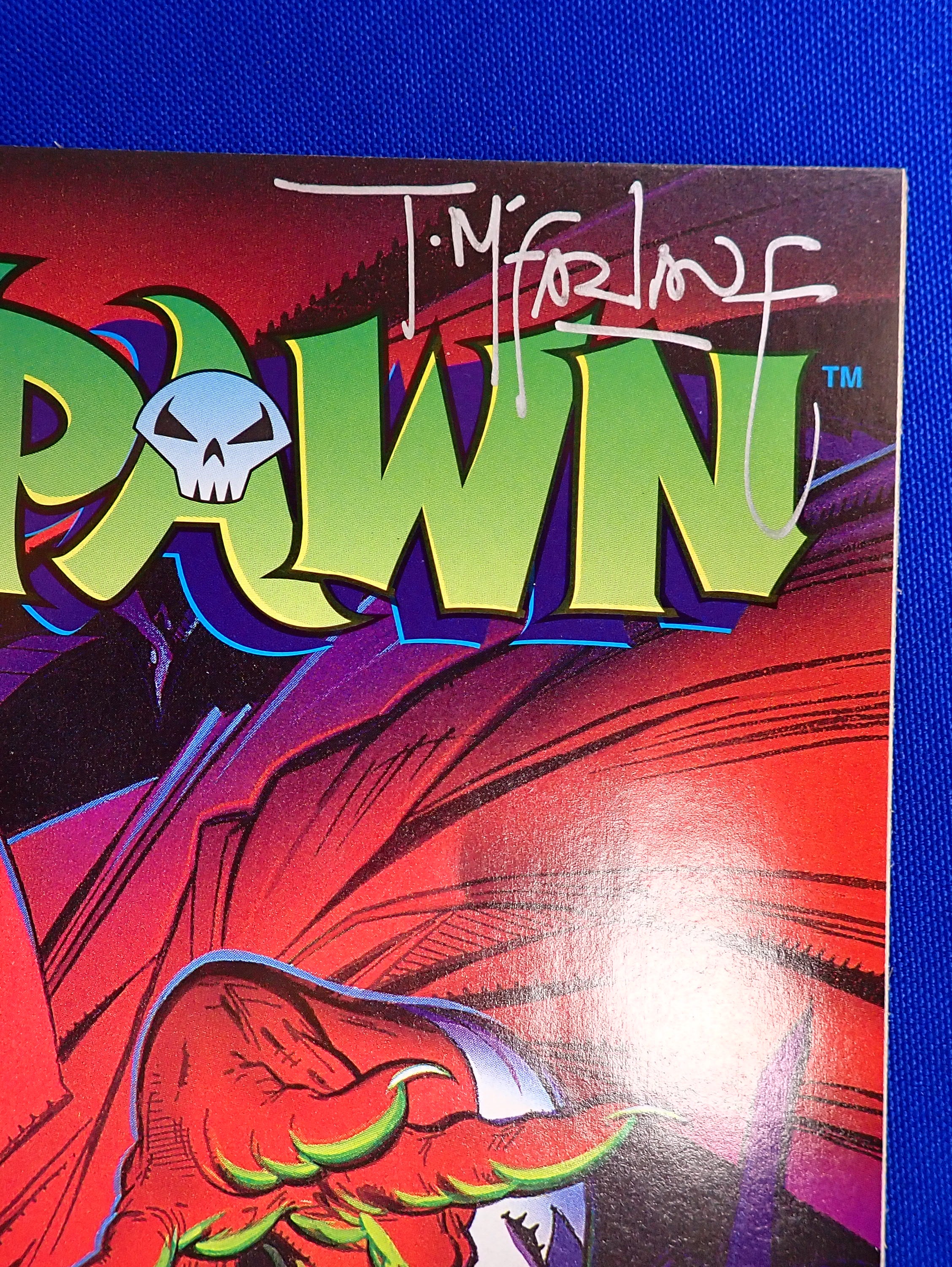 Spawn #1 (1992) - VF (8.0) - Signed by Todd McFarlane (No COA)