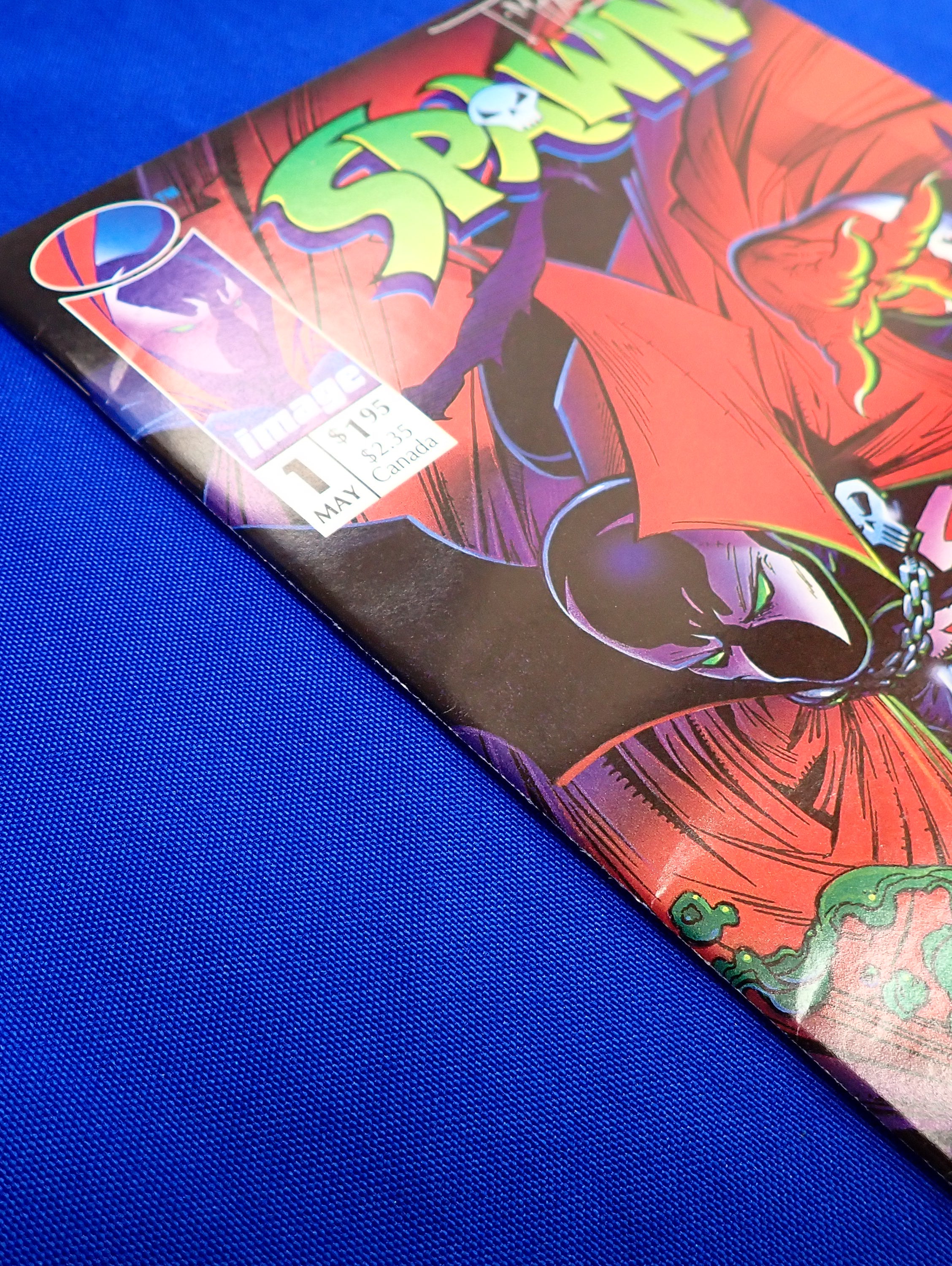 Spawn #1 (1992) - VF (8.0) - Signed by Todd McFarlane (No COA)