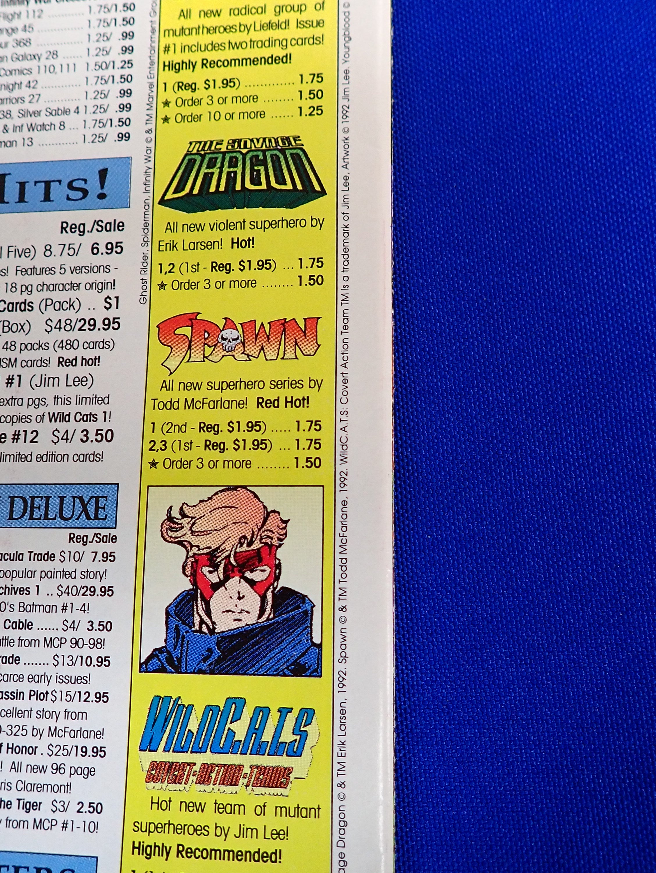 Spawn #1 (1992) - VF (8.0) - Signed by Todd McFarlane (No COA)