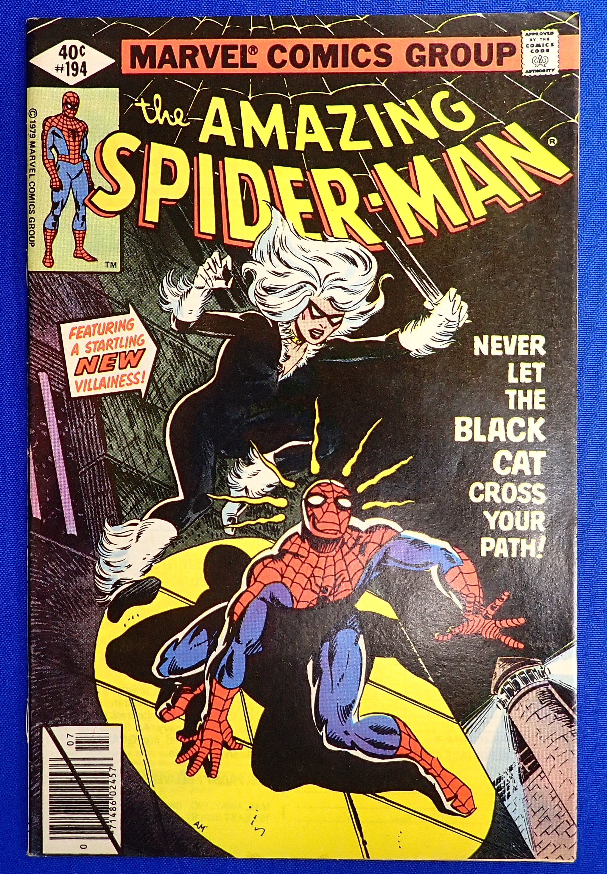 Amazing Spider-Man #194 (1979) - FN/VF- (7.0-7.5) - 1st App. of Black Cat