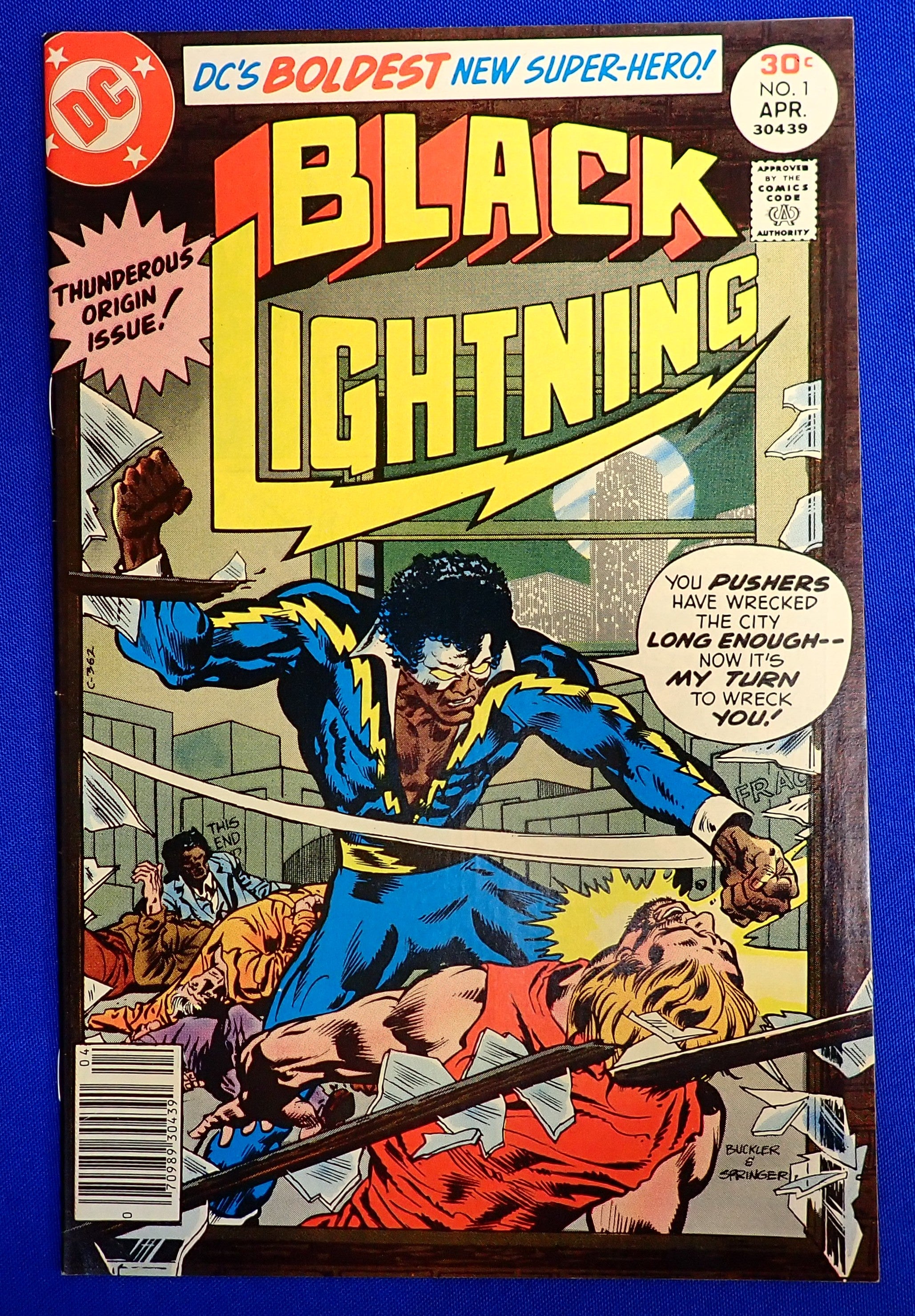 Black Lightning #1 (1977) - VF+/NM (8.5-9.0) - 1st DC Black Led Solo Title