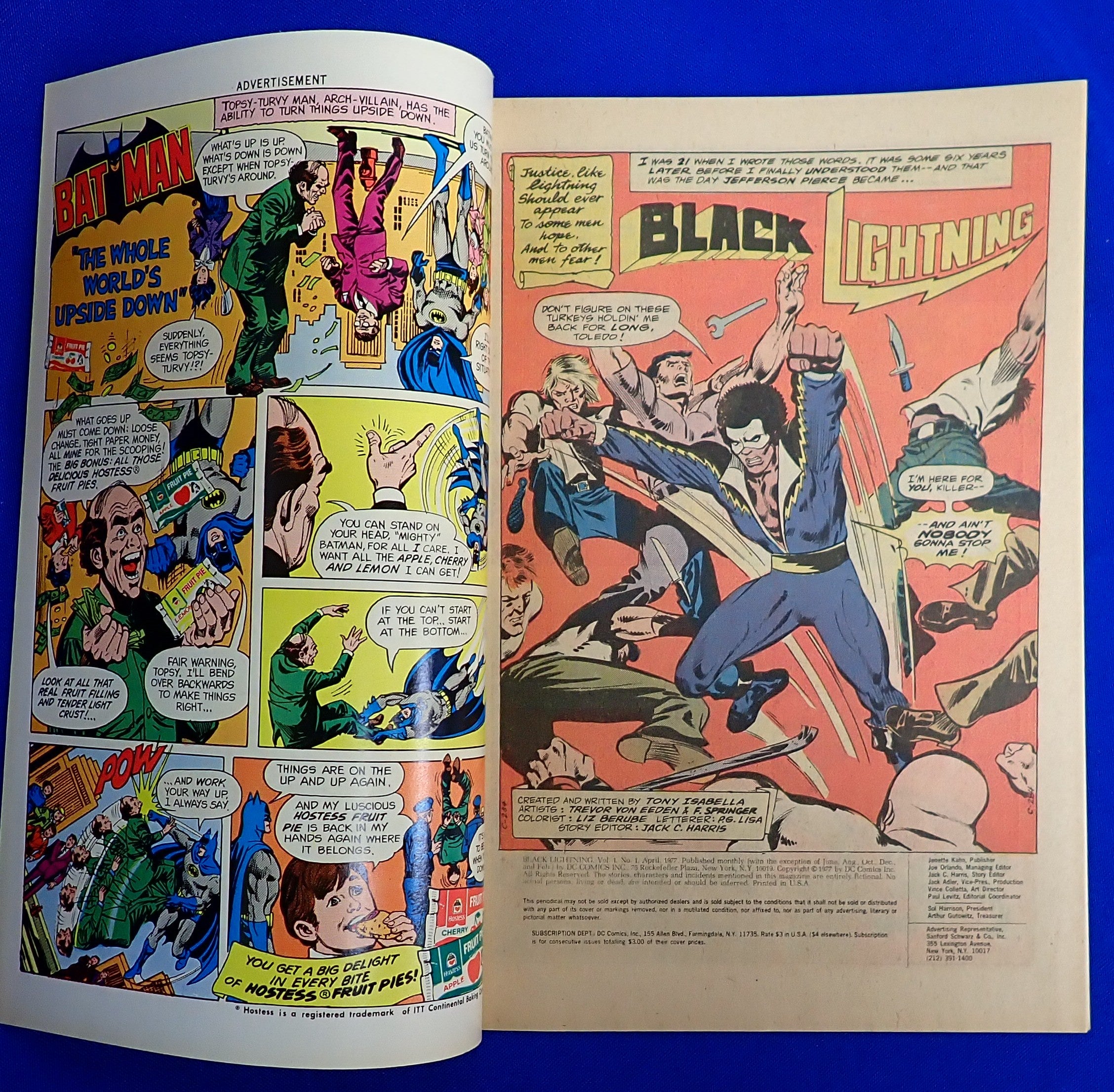 Black Lightning #1 (1977) - VF+/NM (8.5-9.0) - 1st DC Black Led Solo Title