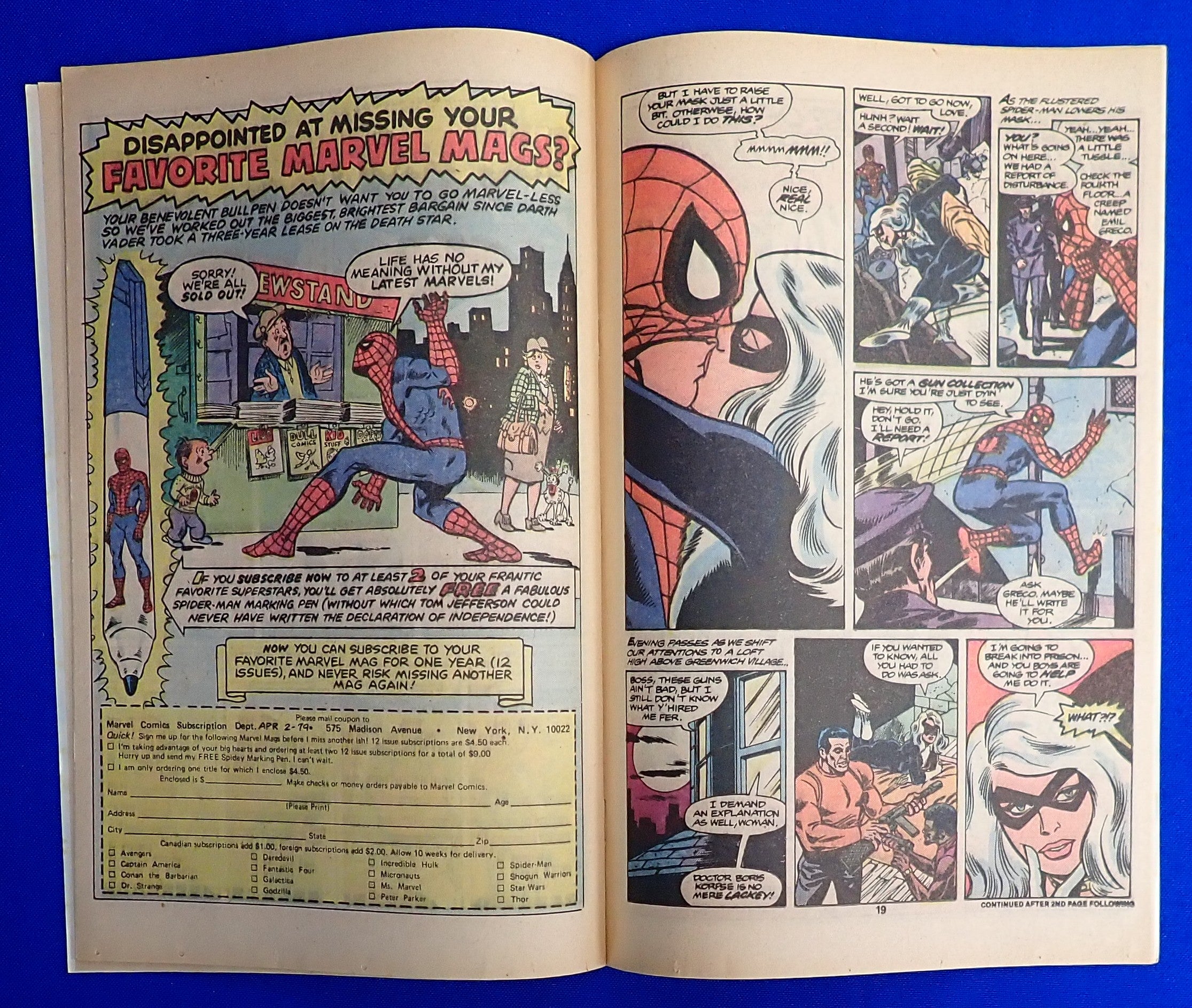 Amazing Spider-Man #194 (1979) - FN/VF- (7.0-7.5) - 1st App. of Black Cat