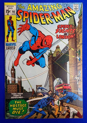 Amazing Spider-Man #95 (1971) - VF/VF+ (8.0-8.5) - Spider-Man Visits London
