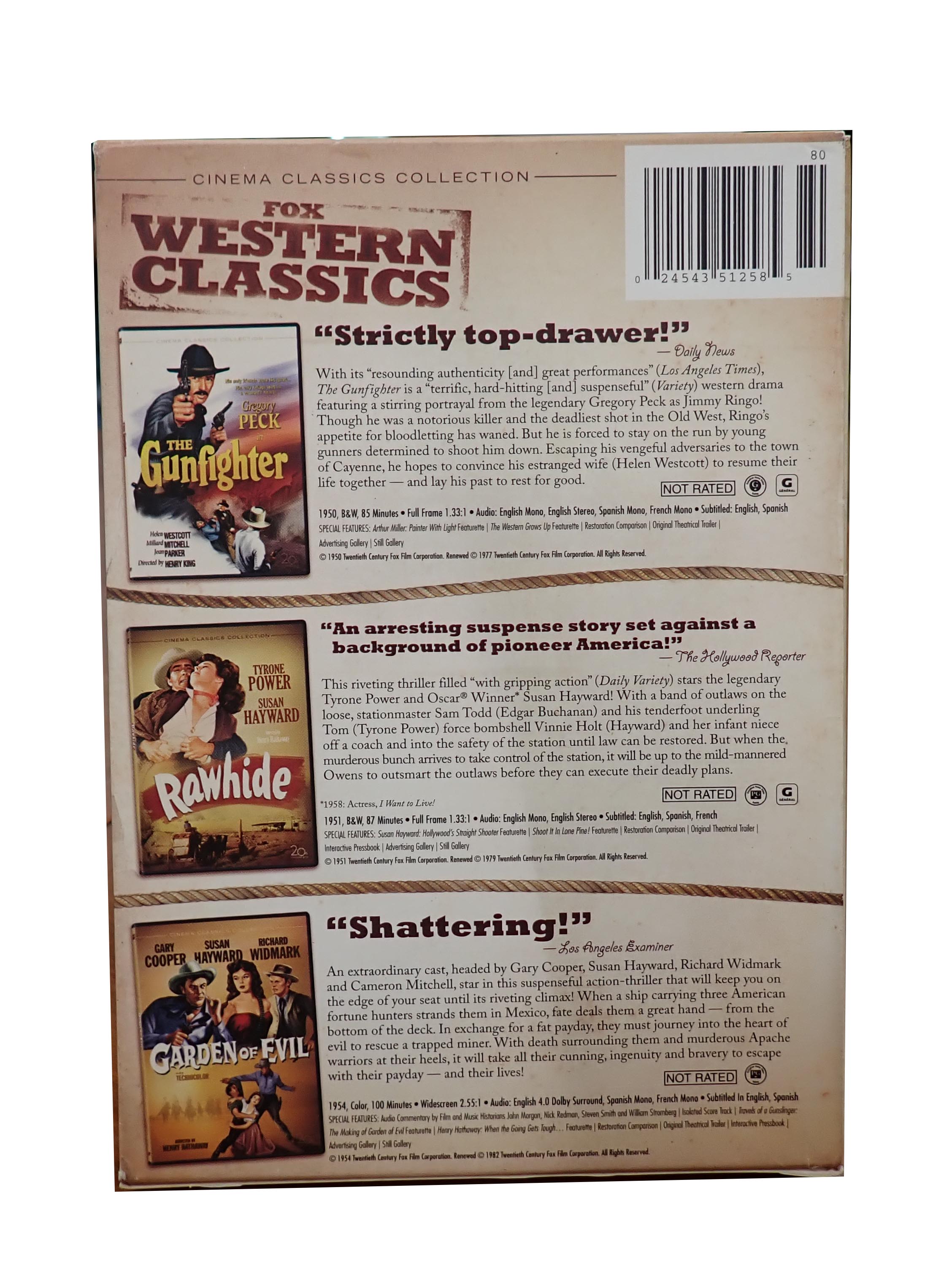 Fox Western Classics - [DVD]