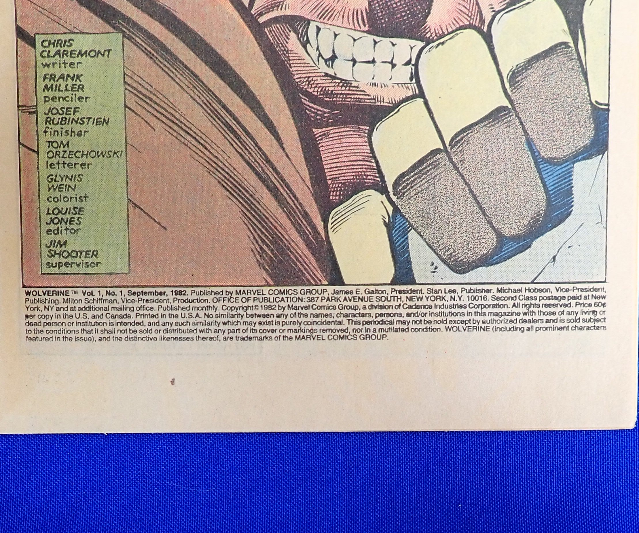 Wolverine #1 (1982) - VF/VF- (7.5-8.0) - 1st Wolverine Solo Title