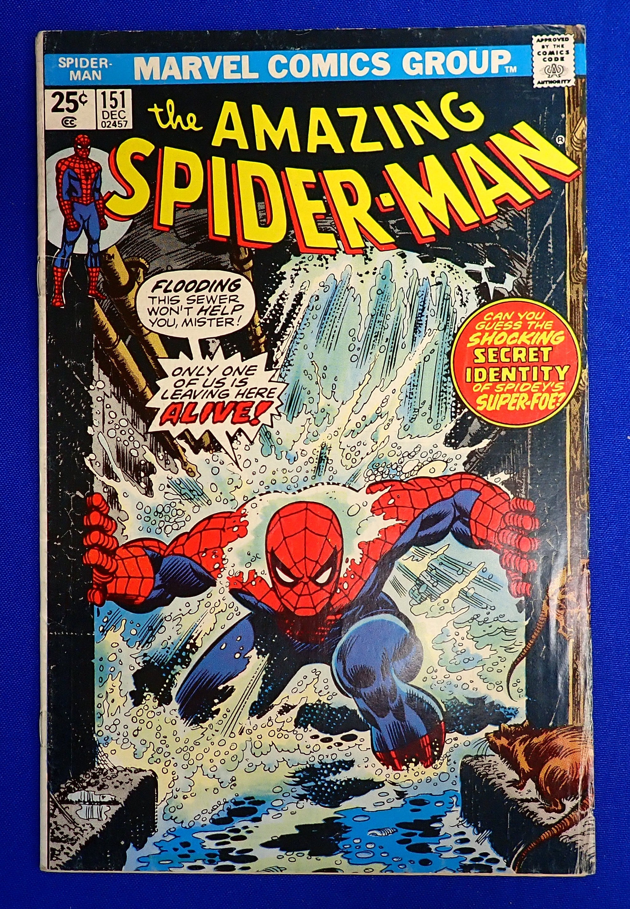 Amazing Spider-Man #151 (1975) - VG/FN (5.0) - Iconic John Romita Sr. Cover