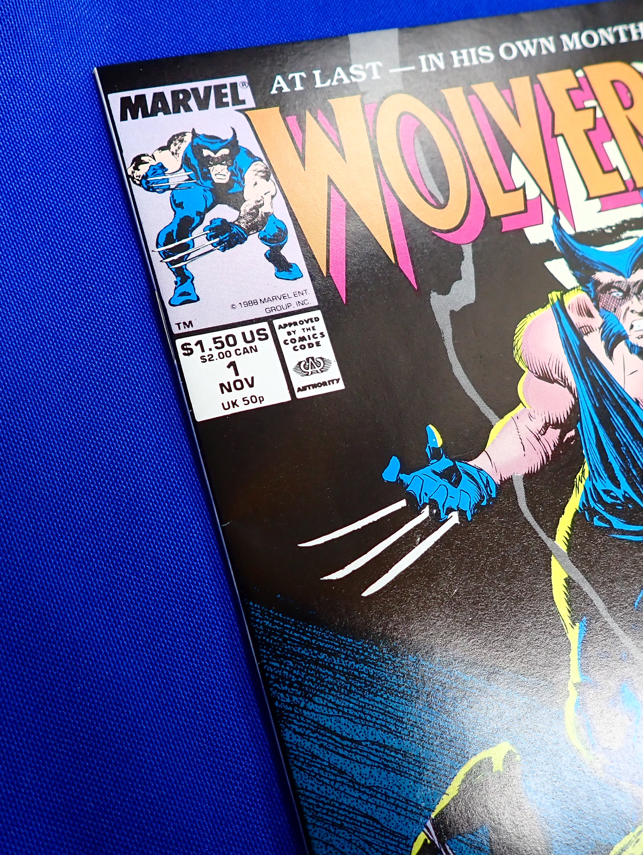 Wolverine #1 (1988) - NM- (9.2) - 1st Ongoing Solo Series