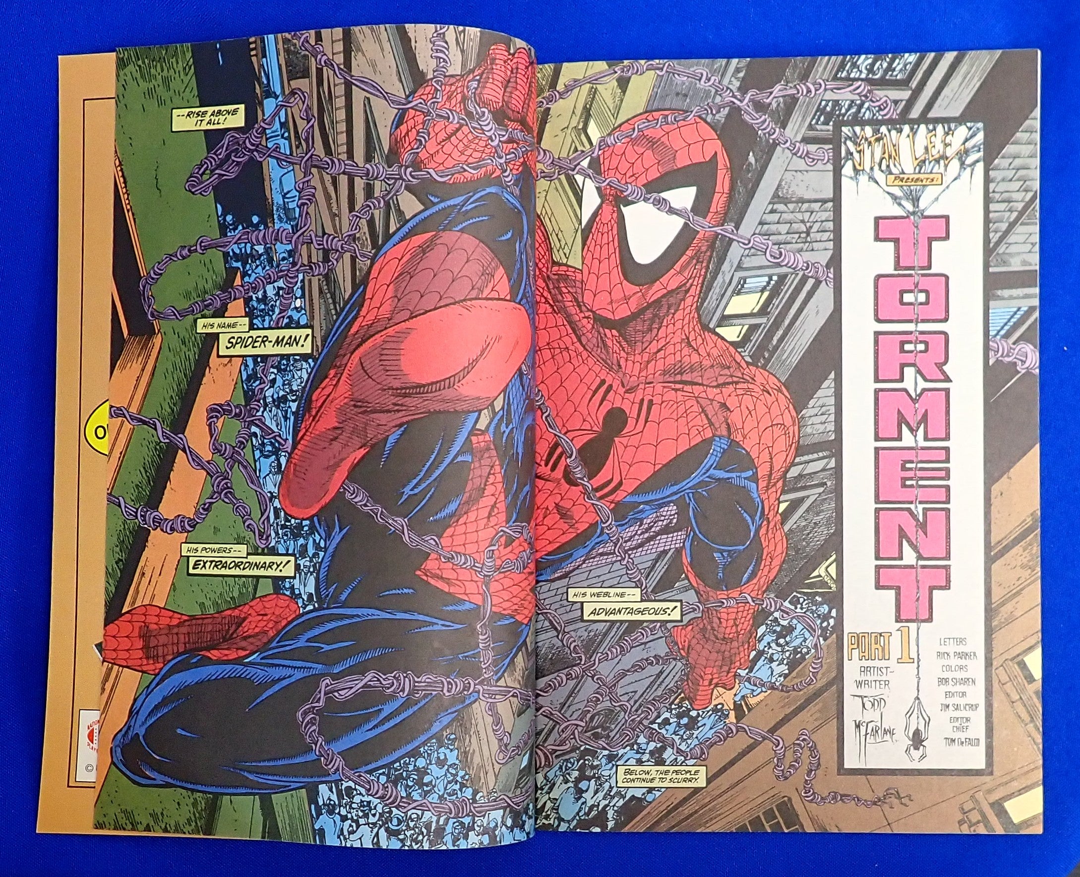 Spider-Man #1 (1990) - NM+ (9.4+) - Signed, Red Stamp Edition (No COA)