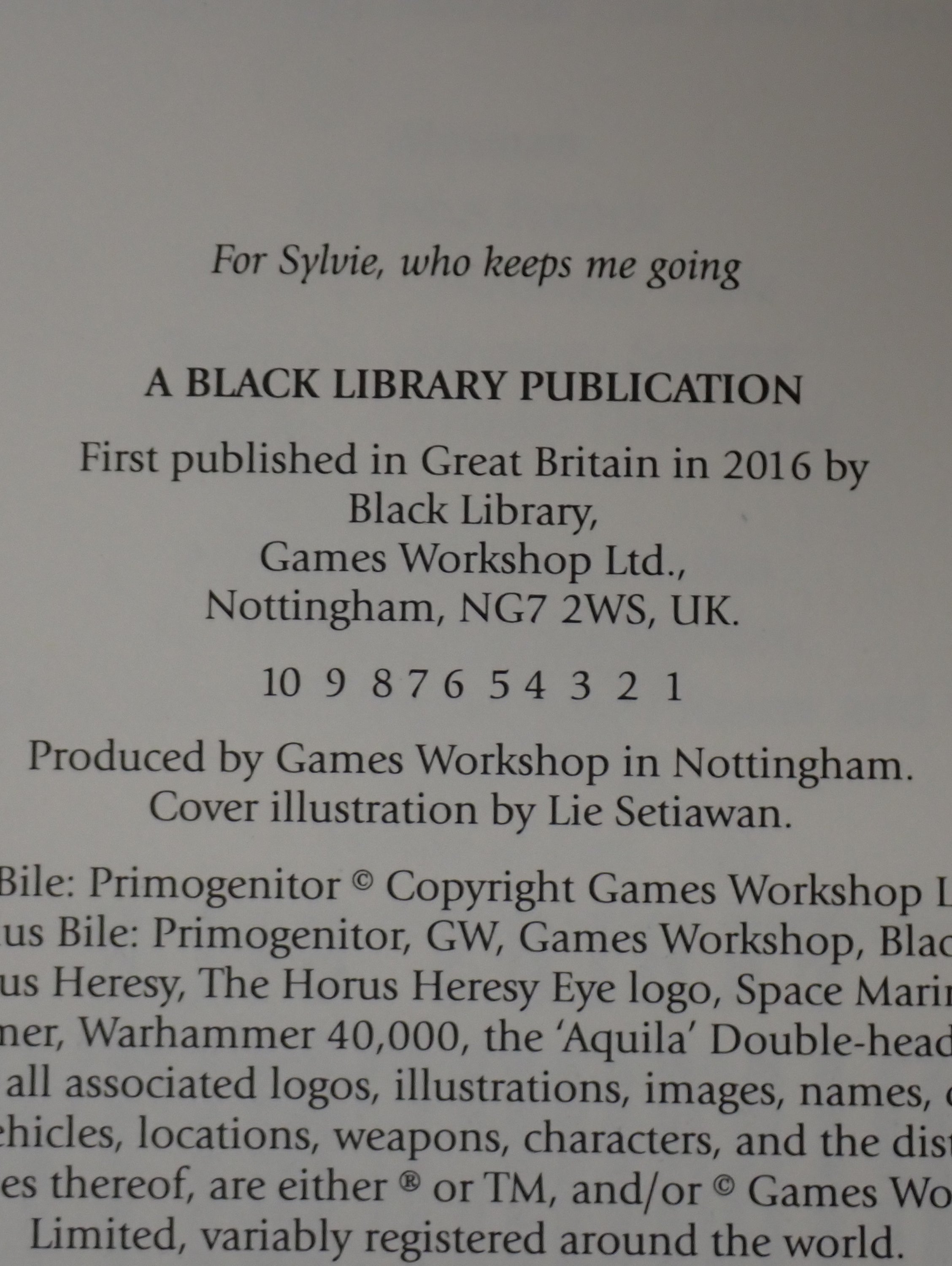Warhammer - Fabius Bile: Primogenitor (HC)