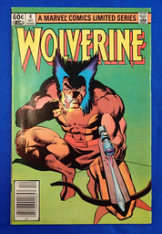 Wolverine #4 (1982) - VF (8.0) - Final Issue of Limited Series