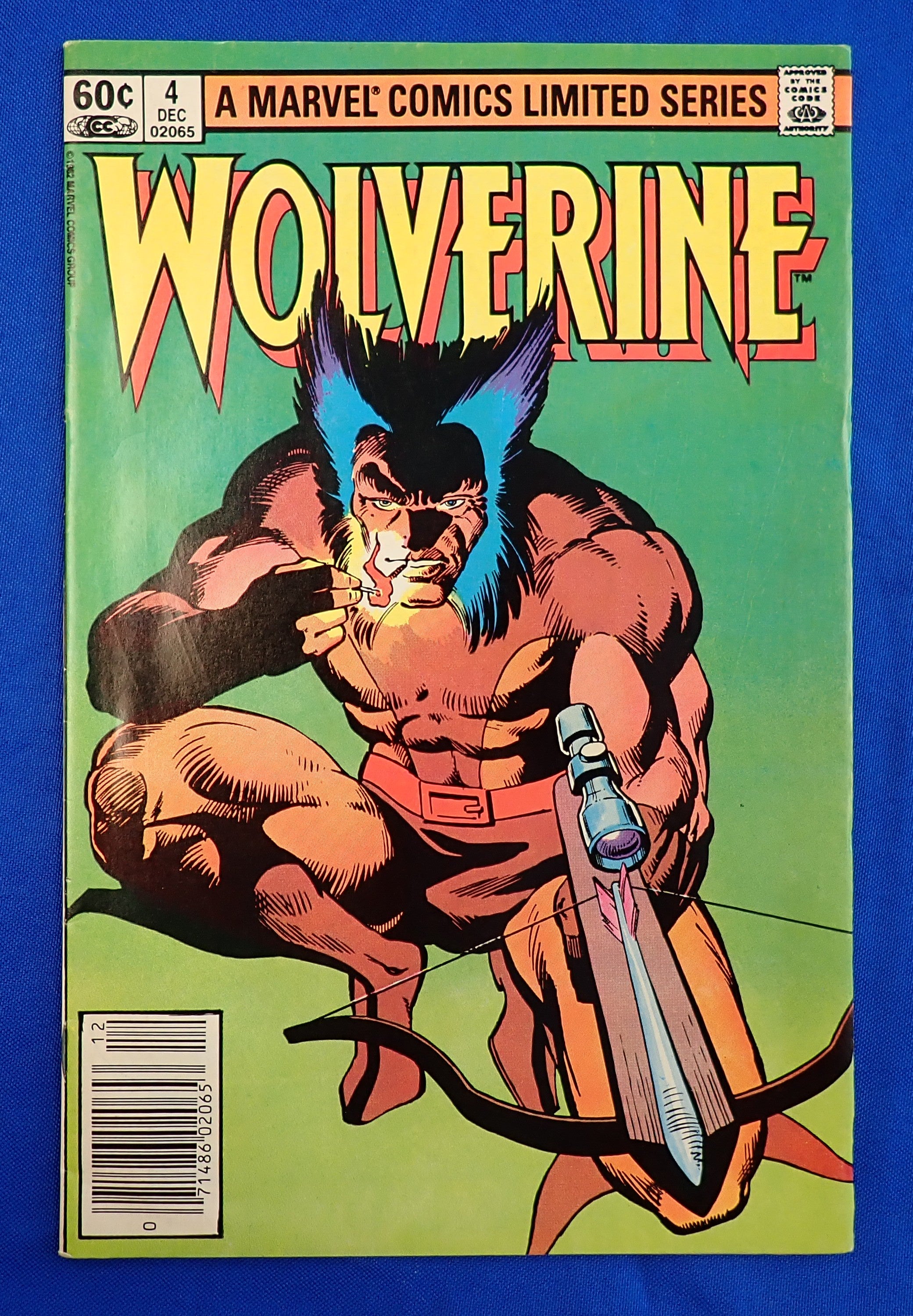 Wolverine #4 (1982) - VF (8.0) - Final Issue of Limited Series