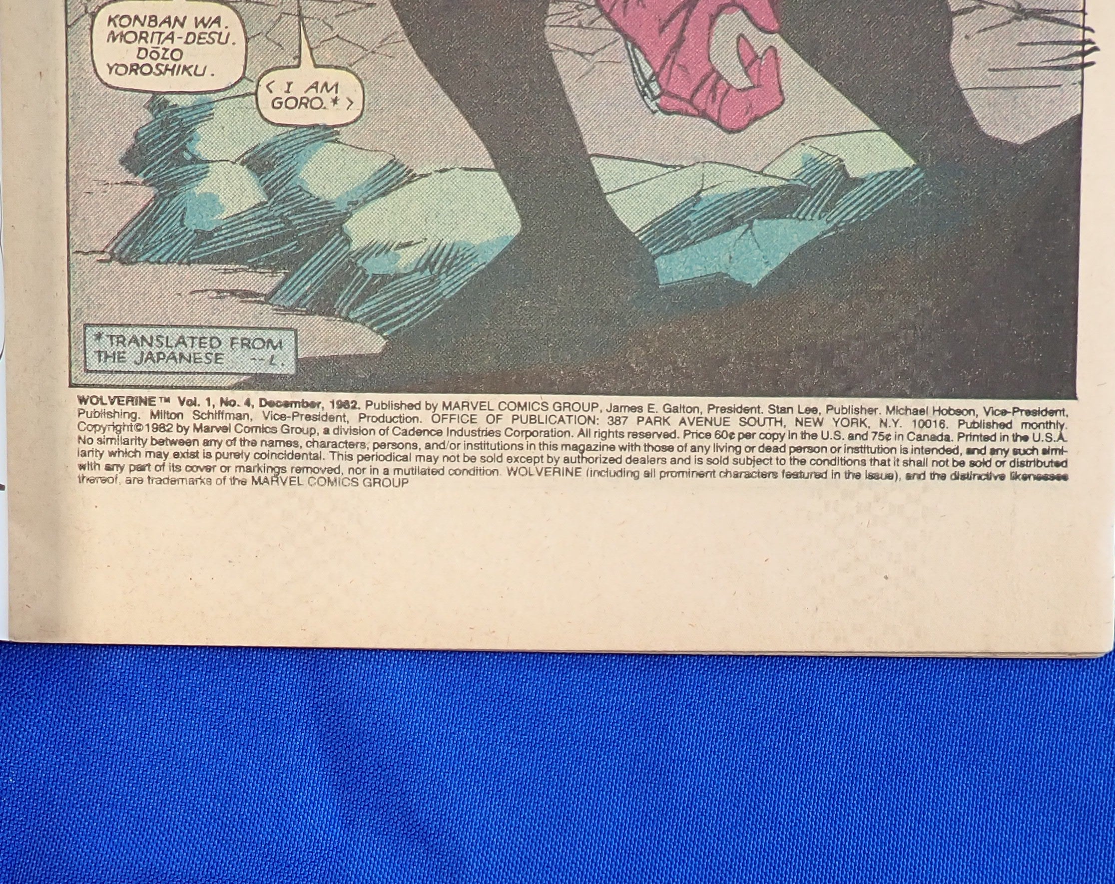 Wolverine #4 (1982) - VF (8.0) - Final Issue of Limited Series