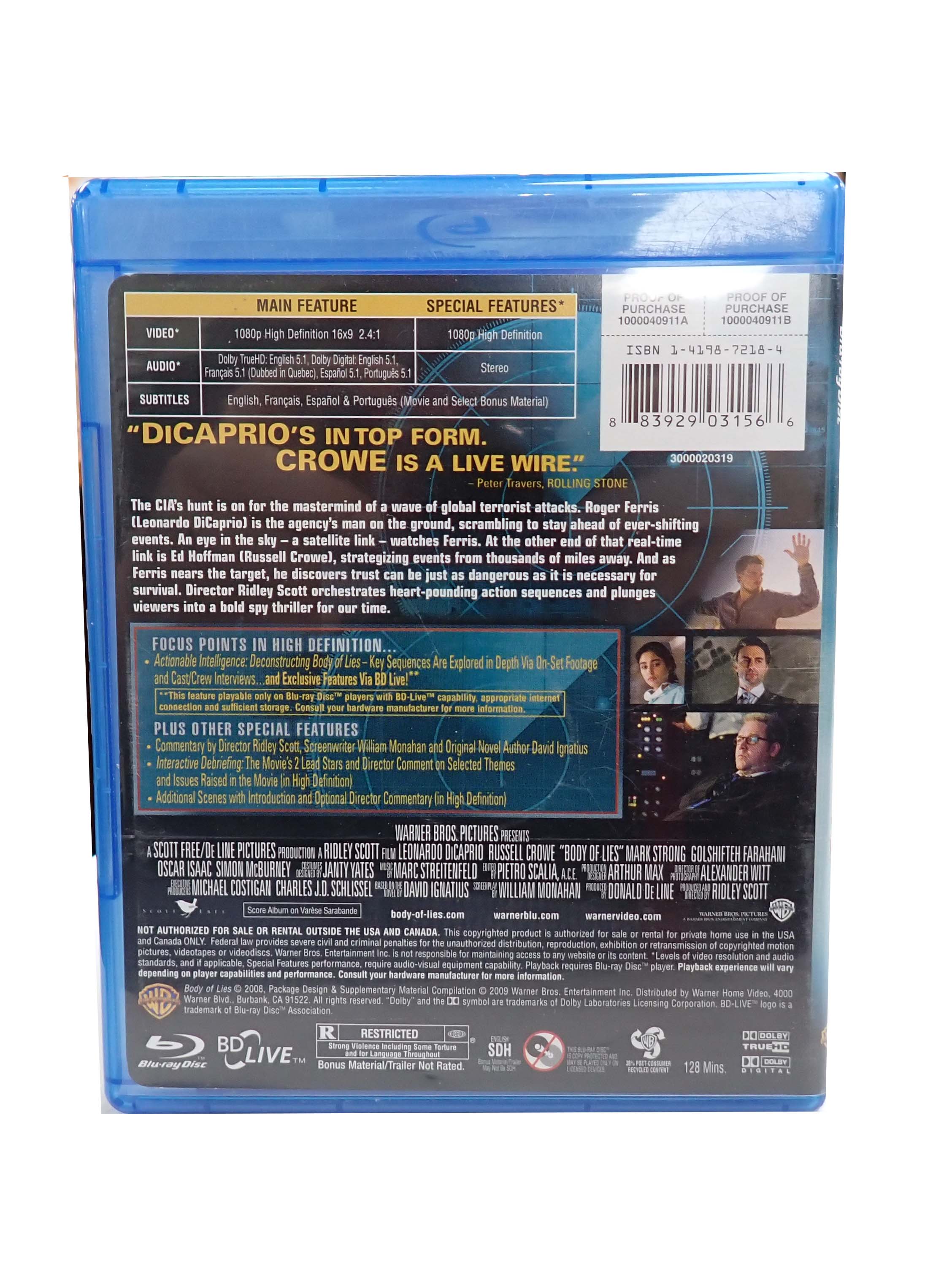 Body of Lies - [Blu-Ray]