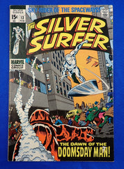 Silver Surfer #13 (1970) - FN- (5.5) - 1st App. Doomsday Man