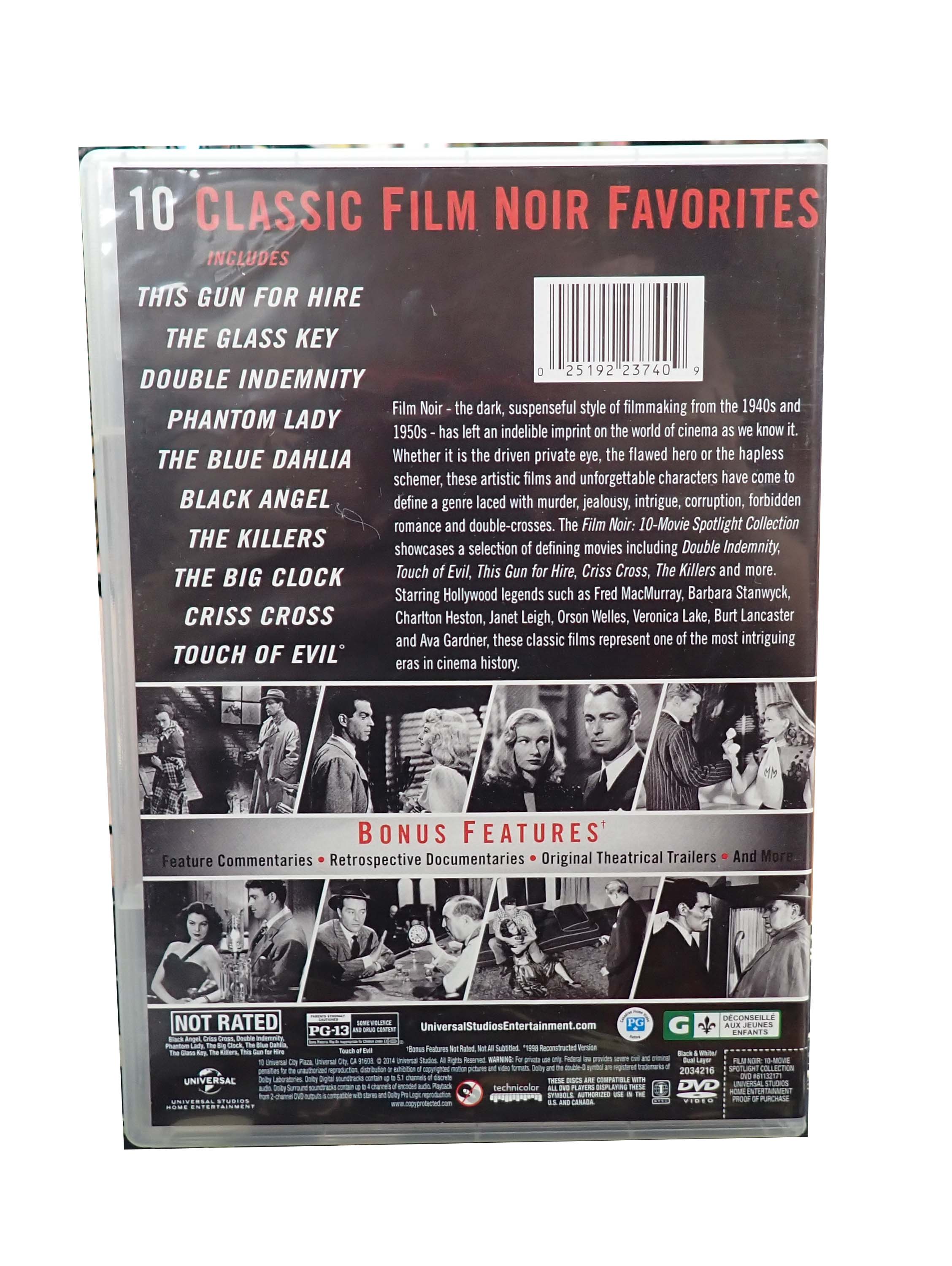 Film Noir 10 Movie Spotlight Collection - [DVD]