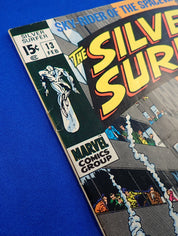 Silver Surfer #13 (1970) - FN- (5.5) - 1st App. Doomsday Man