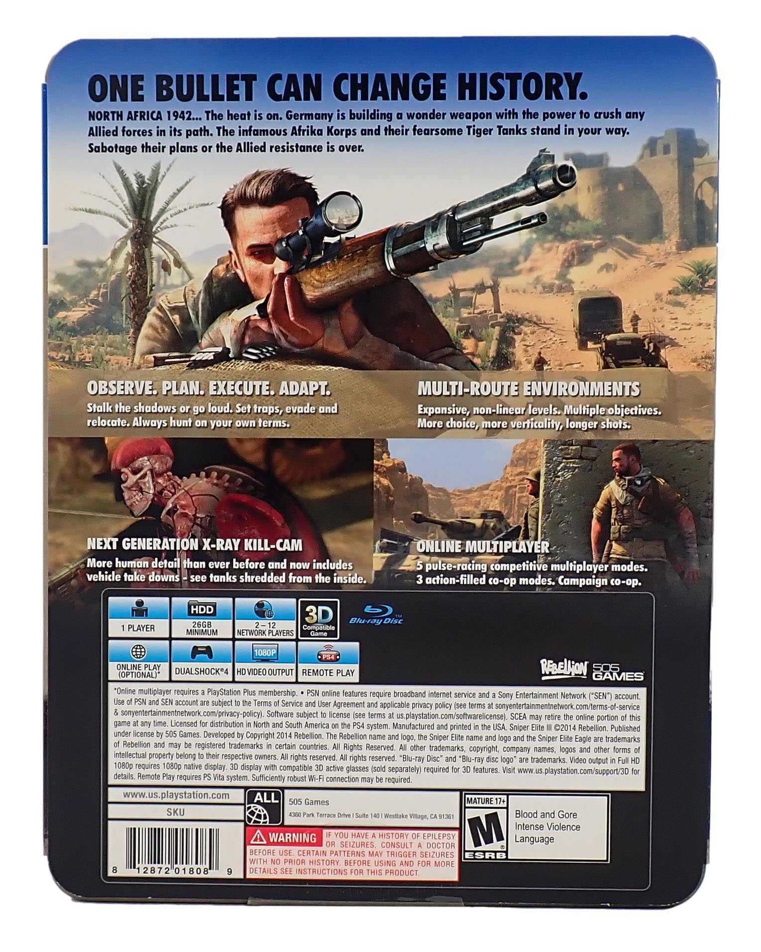 Sniper Elite III [Collector's Edition] - PS4