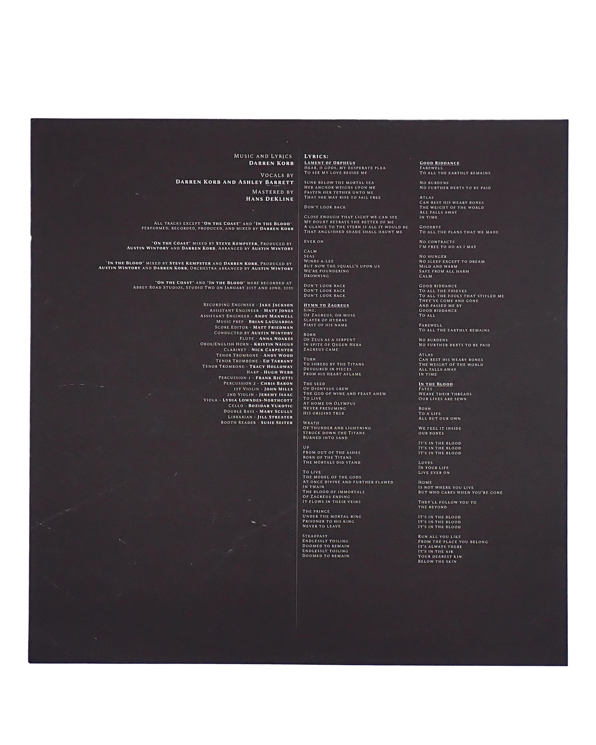 Darren Korb – Hades: Original Soundtrack - Vinyl