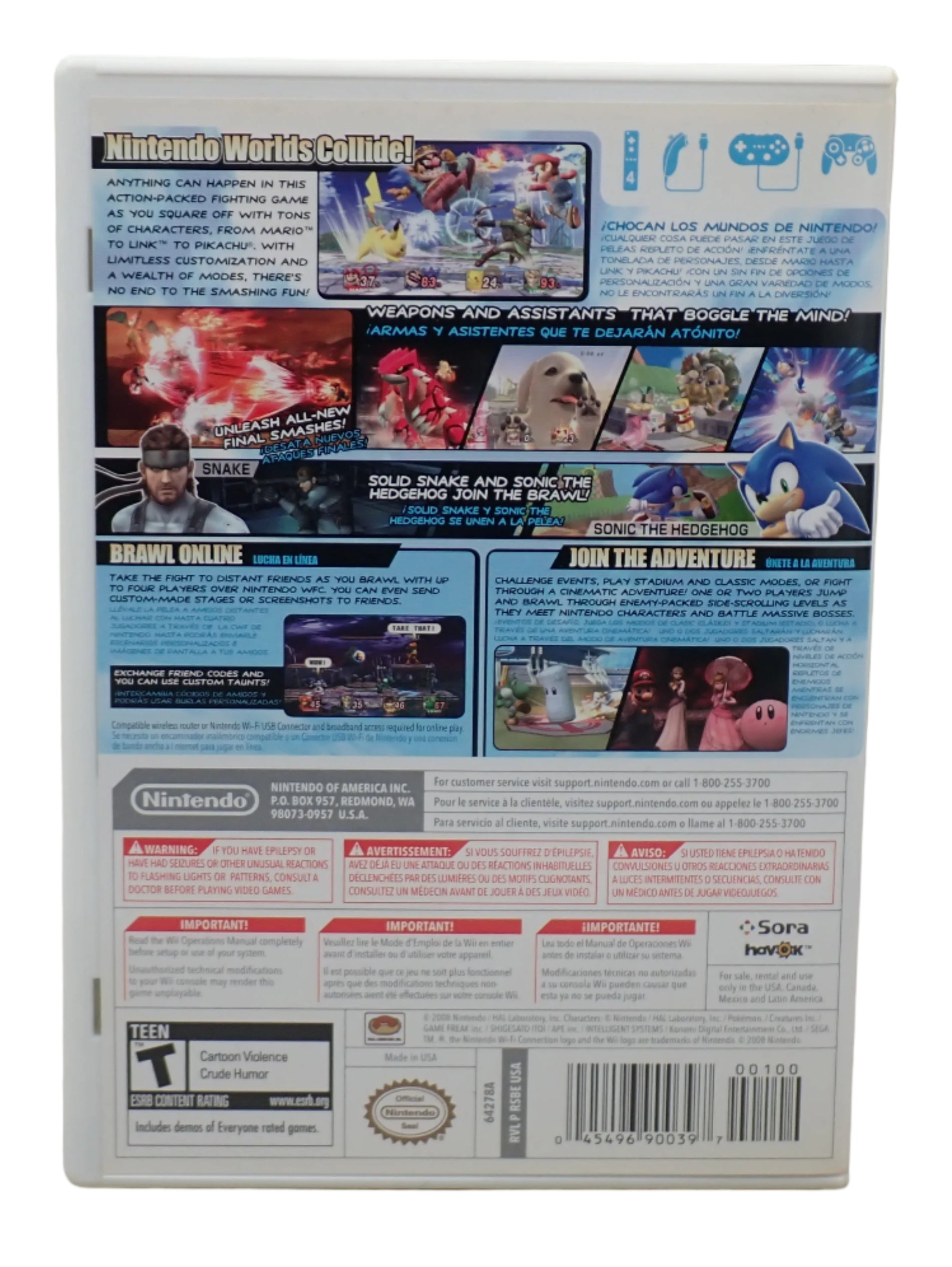 Super Smash Bros Brawl - Wii