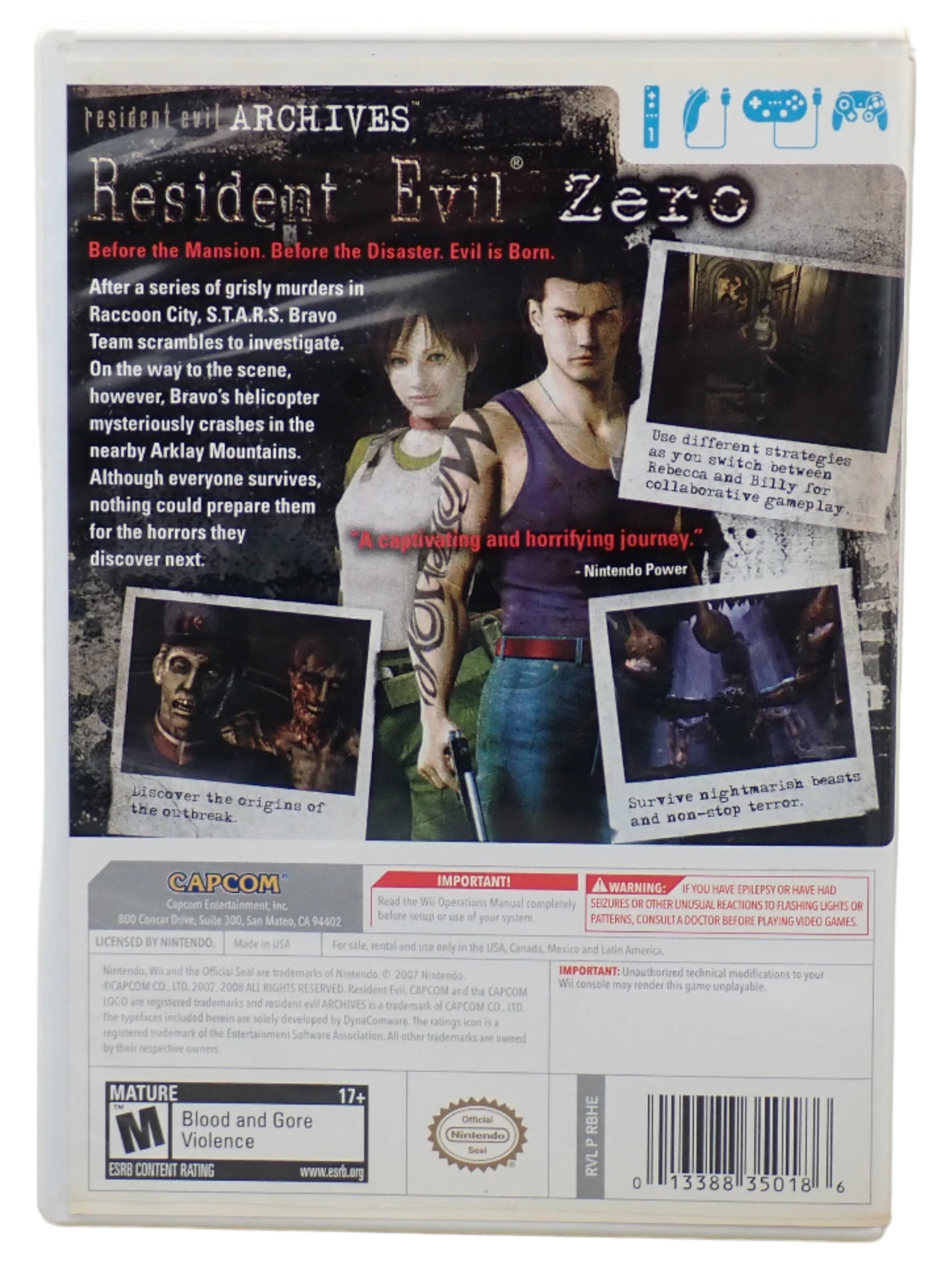 Resident Evil Zero - Wii