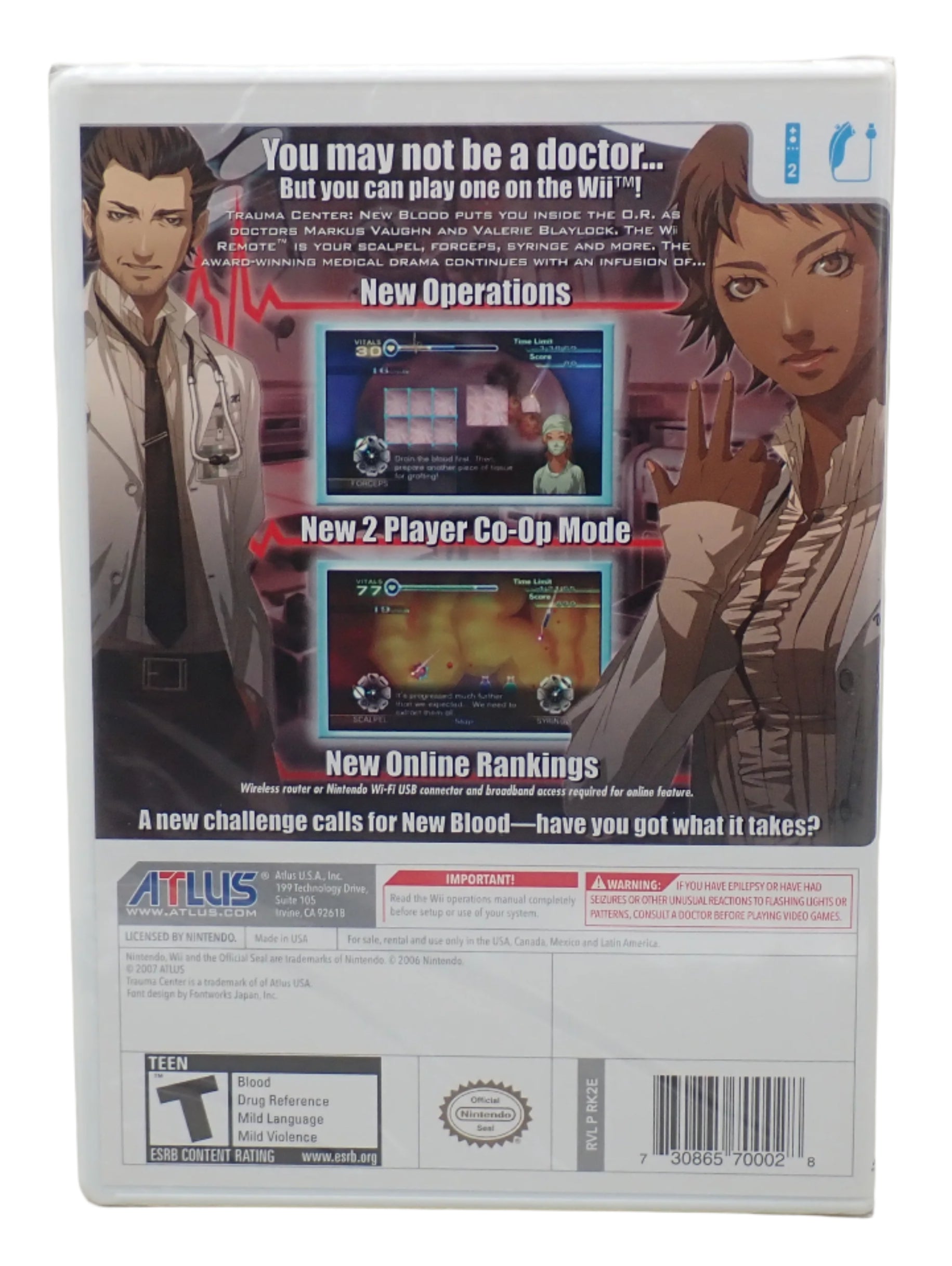 Trauma Center New Blood - Wii